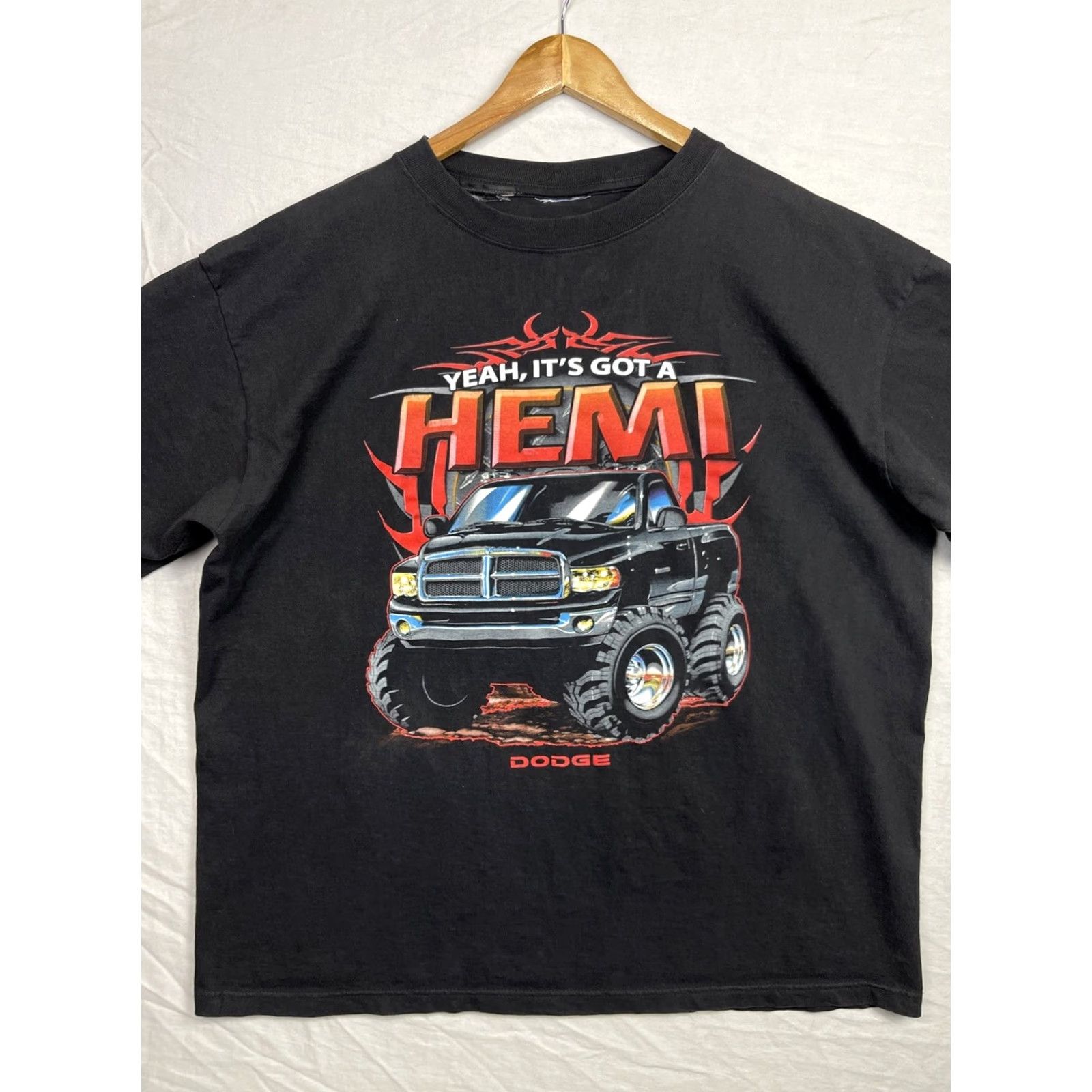 Vintage Dodge Shirt Mens 2XL Black Yeah Its Got A Hemi Vintage Short Sleeve Size US XXL / EU 58 / 5 - 2 Thumbnail