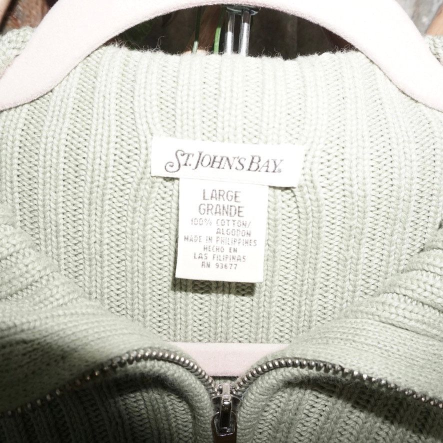 St. Johns Bay Large - Vintage Y2K St. John’s Bay knit stripe femme sweater Size L / US 10 / IT 46 - 3 Thumbnail