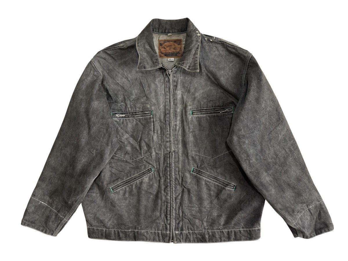 Kapital Japan Brand Kearney House Black Distress Jacket Size US L / EU 52-54 / 3 - 1 Thumbnail