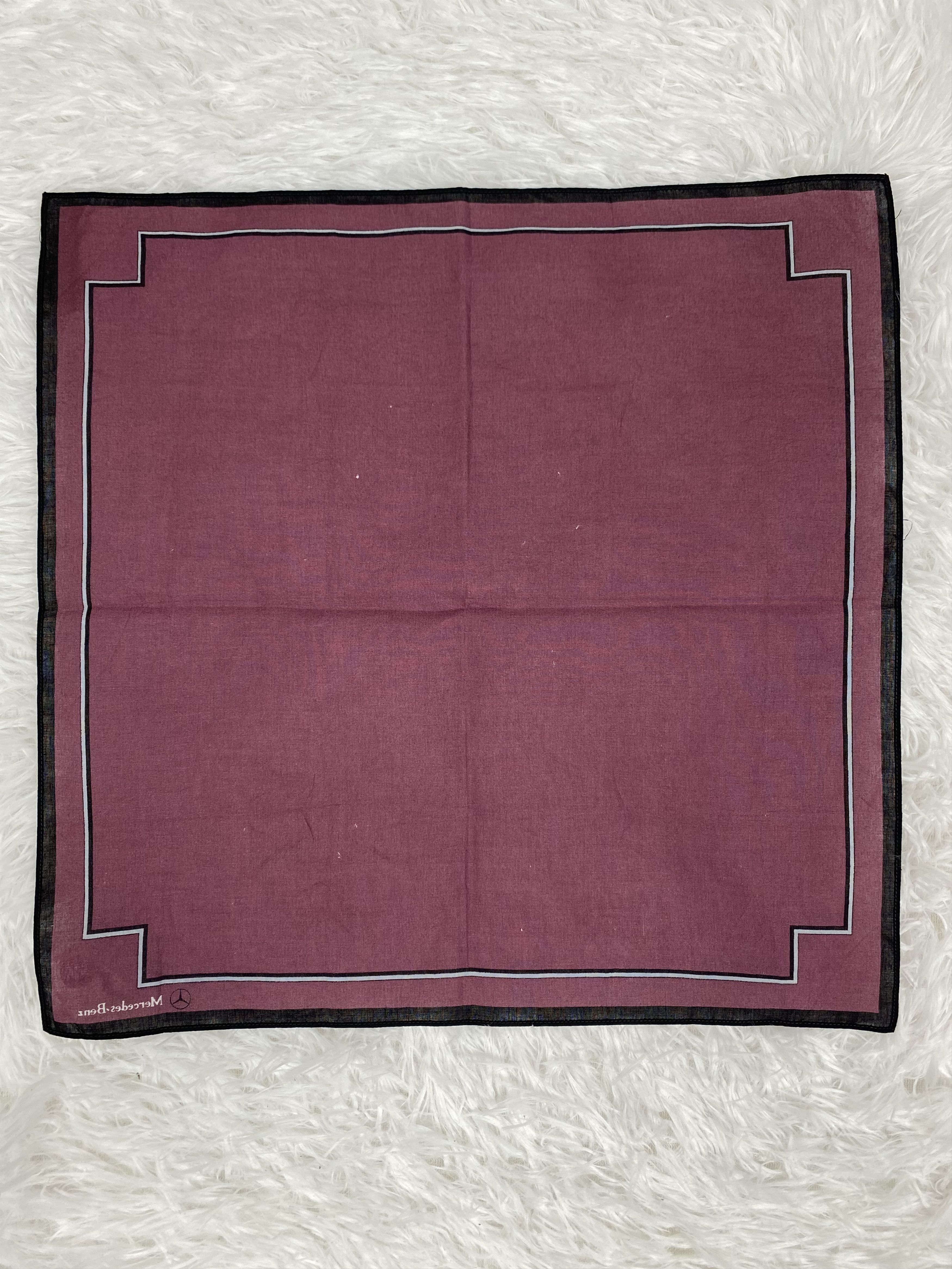 Mercedes-Benz Vintage Mercedes Benz Handkerchief Neckerchief PH0581 Size ONE SIZE - 4 Thumbnail