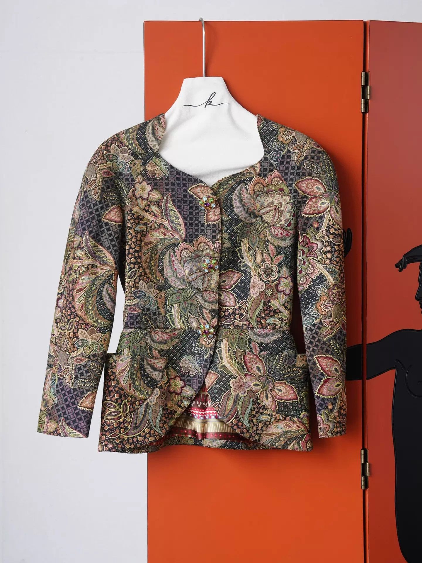 Christian Lacroix Christian Lacroix Vintage Baroque Gold-Embroidered Blazer Size S / US 4 / IT 40 - 2 Thumbnail