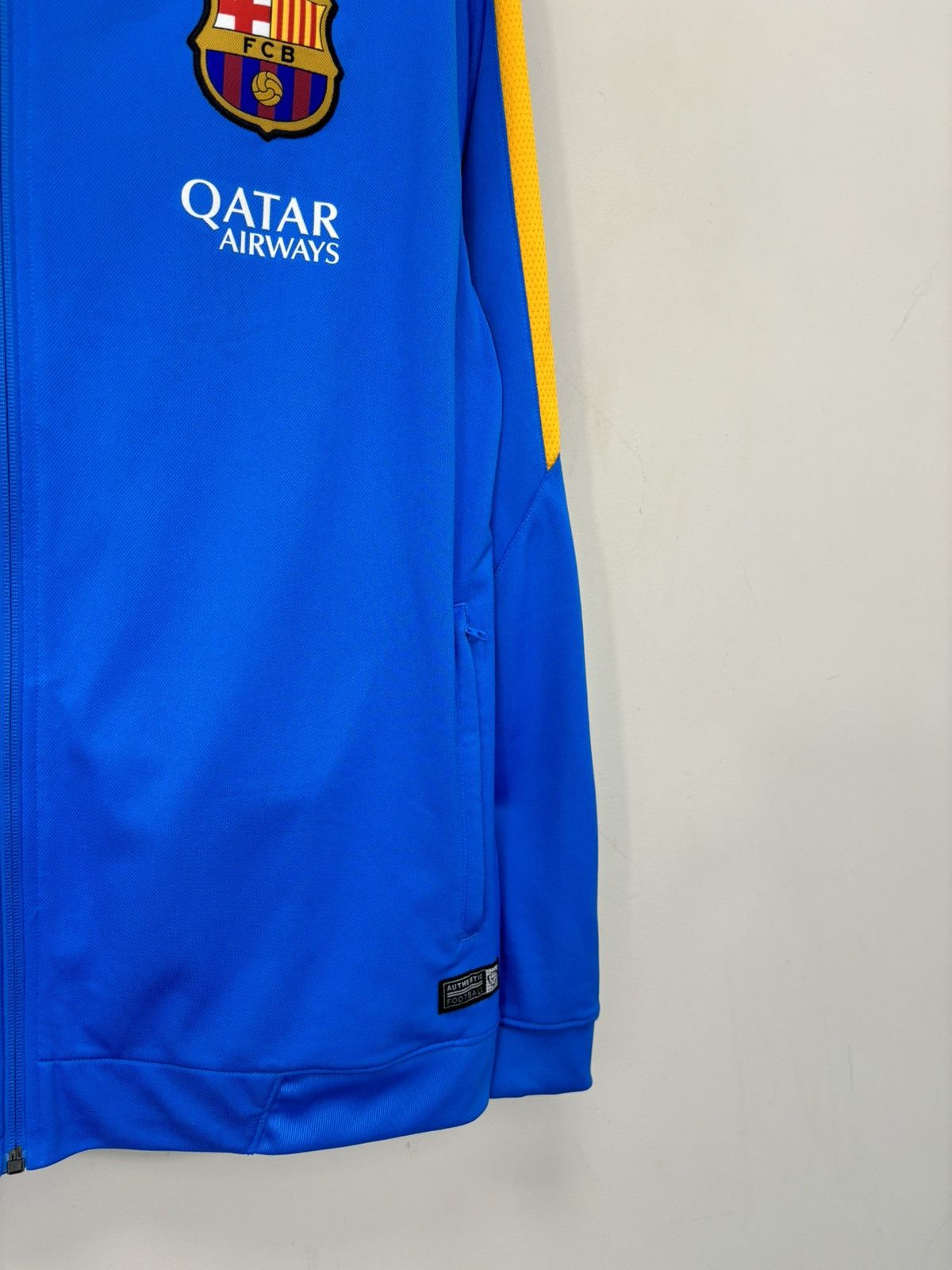 Nike Nike Barcelona 2015-16 Training Football Soccer Track Jacket Size US XL / EU 56 / 4 - 7 Thumbnail