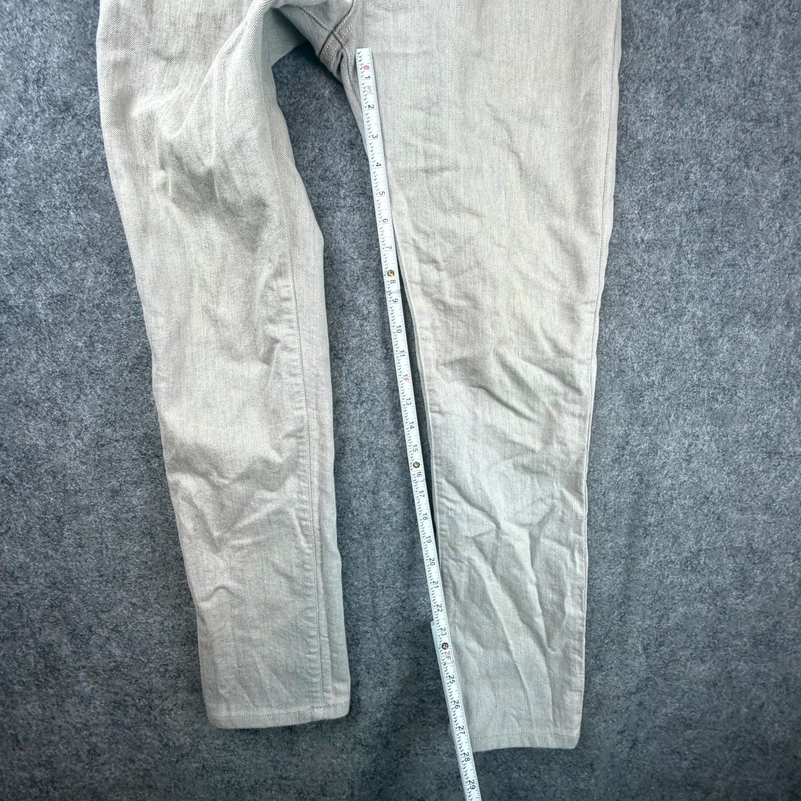 Raleigh Denim Raleigh Denim Martin Jeans Mens 30 Beige Cotton Skinny Leg Size US 30 / EU 46 - 7 Thumbnail