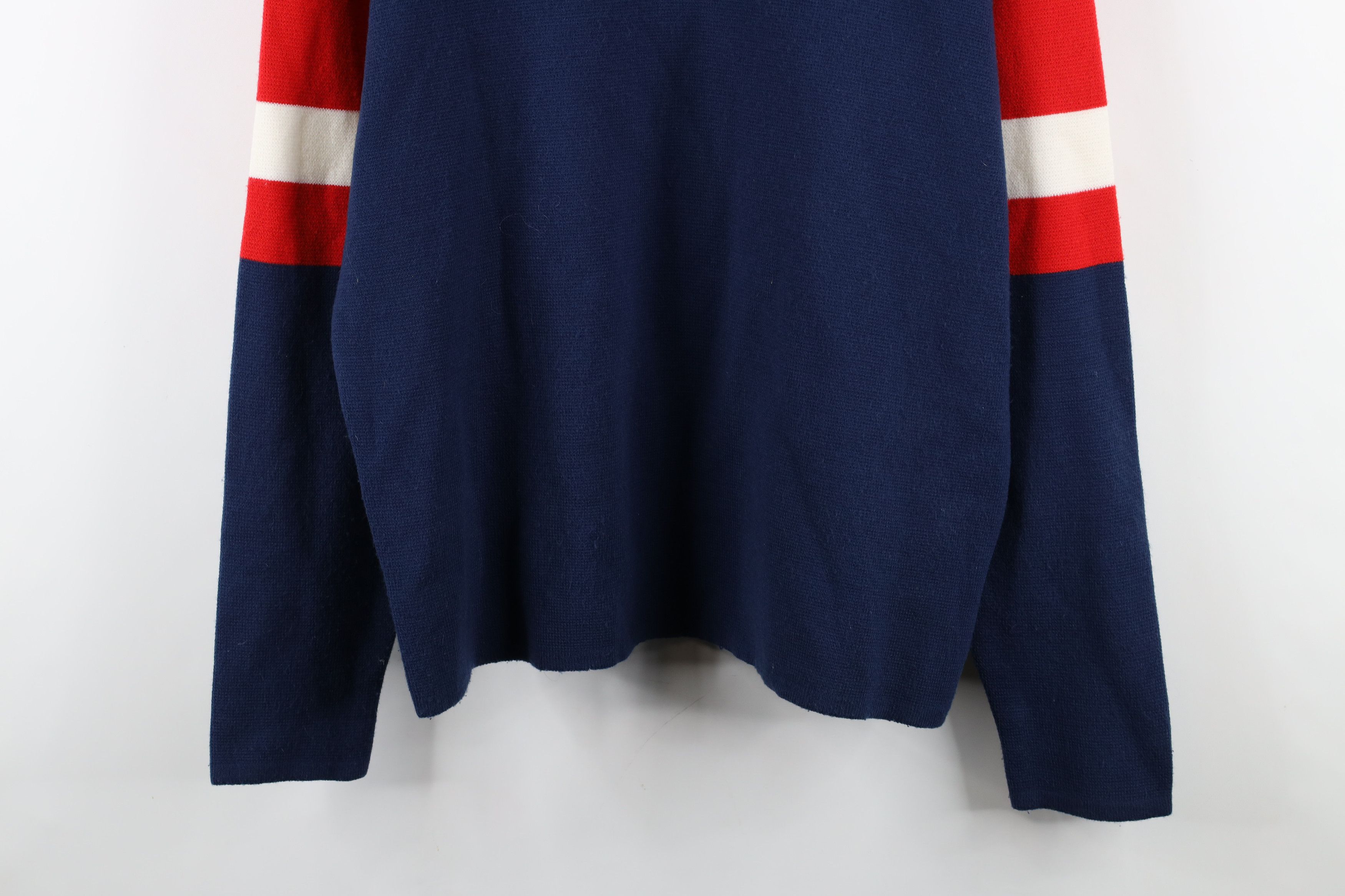Vintage Vintage 70s Streetwear Idaho Ski Skiing Mock Neck Sweater Size US XL / EU 56 / 4 - 3 Thumbnail