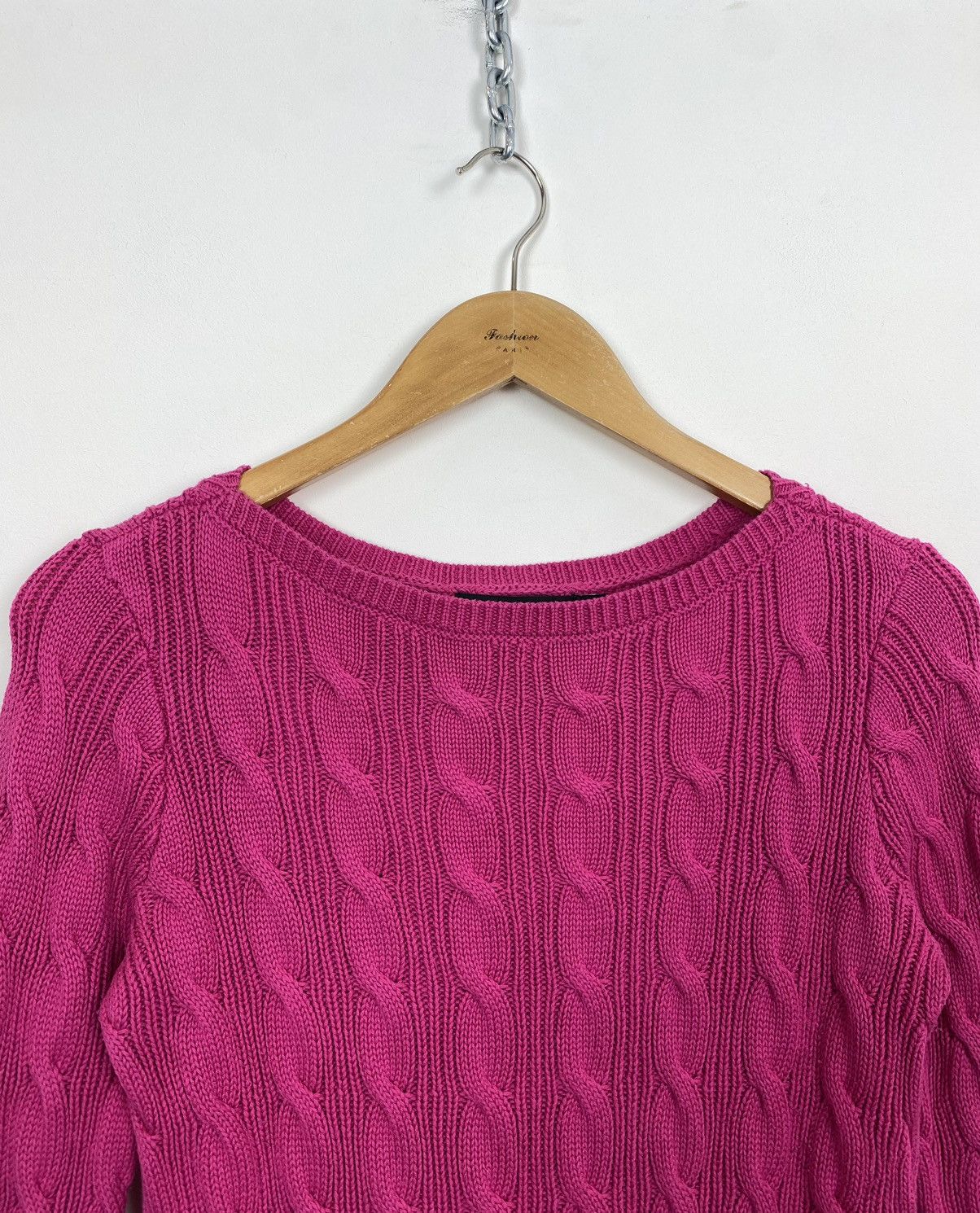 Vintage Polo Ralph Lauren 100% Cotton Round Neck Sweater Womens Sz M Size M / US 6-8 / IT 42-44 - 2 Thumbnail