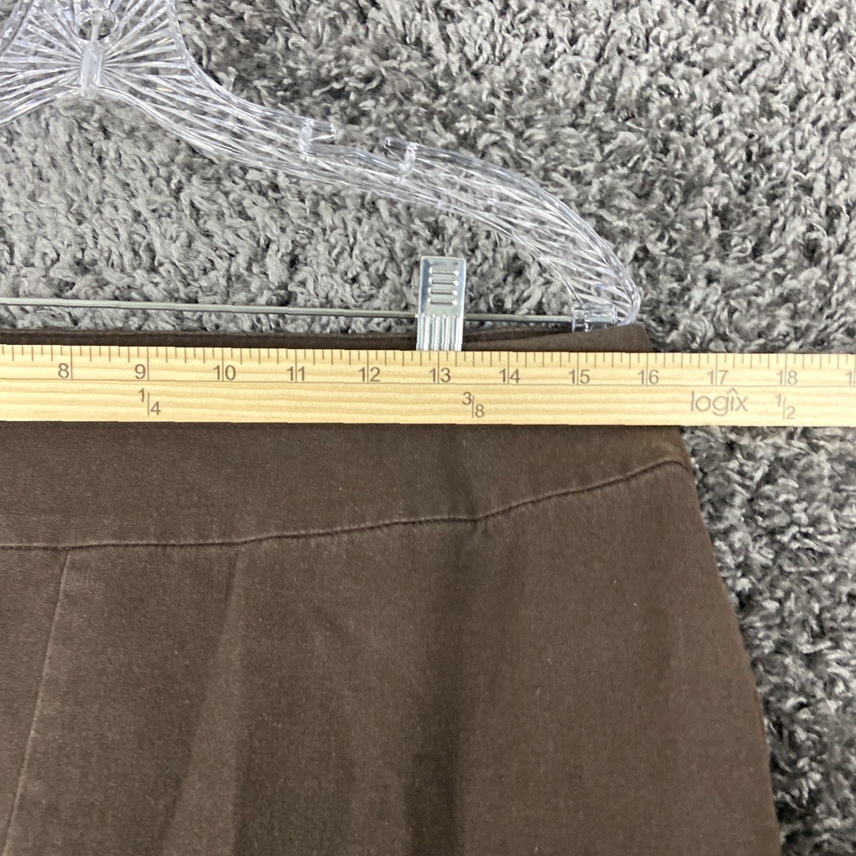 Vintage Chico's Pants Women 0.5 Brown Slimming Skinny Ankle Size 25" / US 0 / IT 36 - 7 Thumbnail