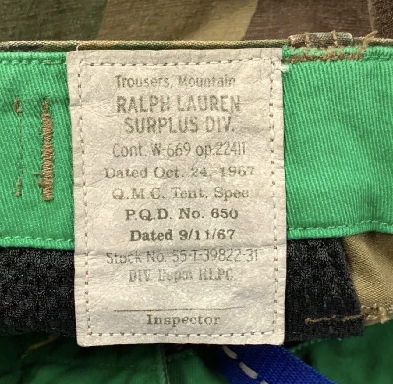 Polo Ralph Lauren POLO RALPH LAUREN TERRAIN EXPEDITION CAMO 36x32 Size US 36 / EU 52 - 7 Thumbnail