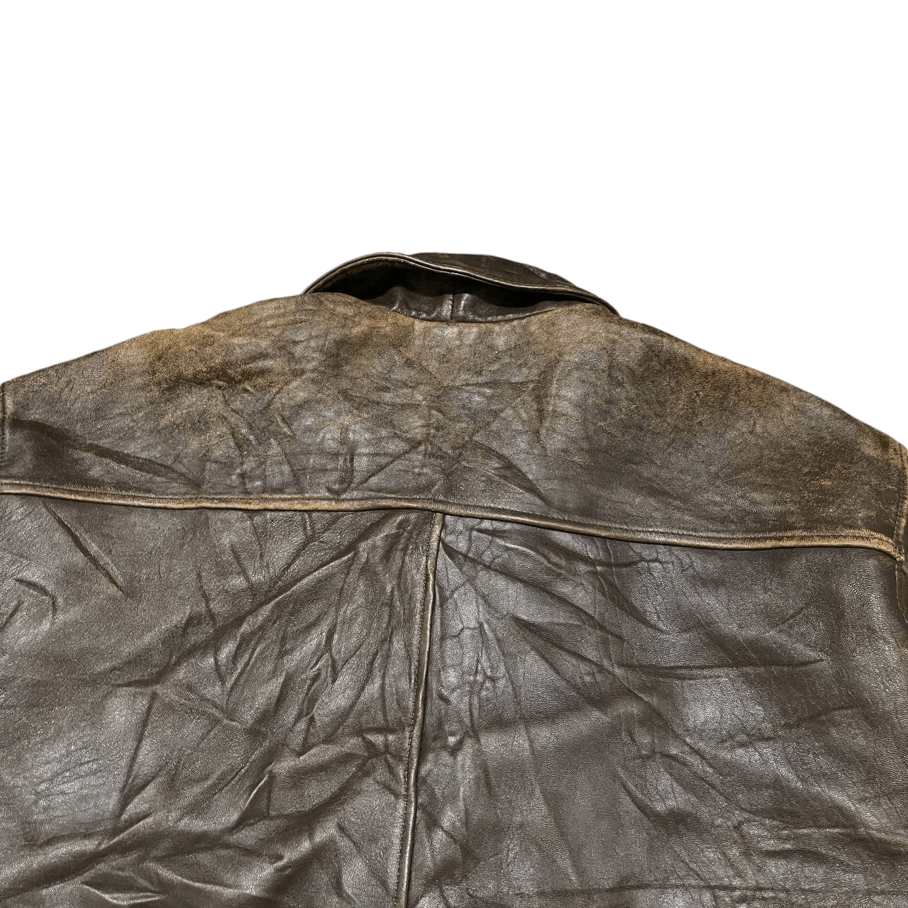 Leather Vintage Japanese Brand Bomber Leather Jacket A2 Size US L / EU 52-54 / 3 - 13 Thumbnail