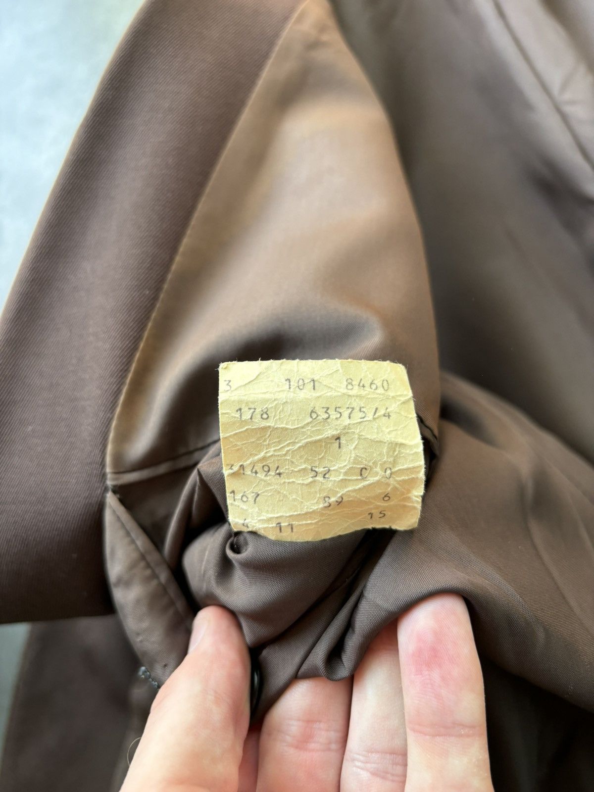 Vintage 1960s Vintage Suit Jacket Brown Blazer Jacket Made in Italy Size 38R - 6 Thumbnail