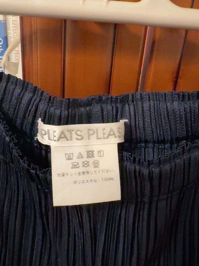 Issey Miyake issey miyake size:3 Navy blue wide-leg pants Size 42" / US 20 - 2 Thumbnail