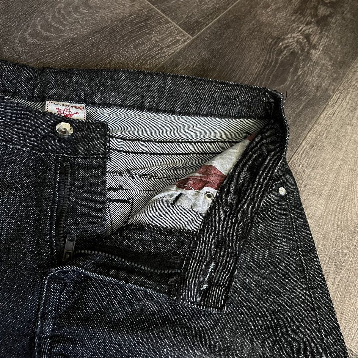 True Religion NEW Vintage 2000s True Religion Joey Super T Denim Jeans 31 Size 31" - 12 Thumbnail