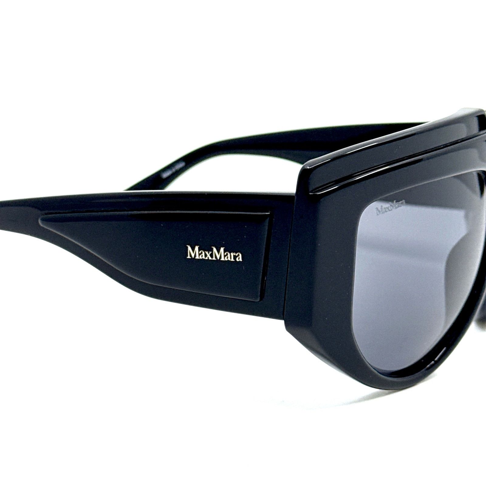 Max Mara New, MAXMARA Sunglasses Orsola MM0083 01A Authentic Size ONE SIZE - 8 Thumbnail