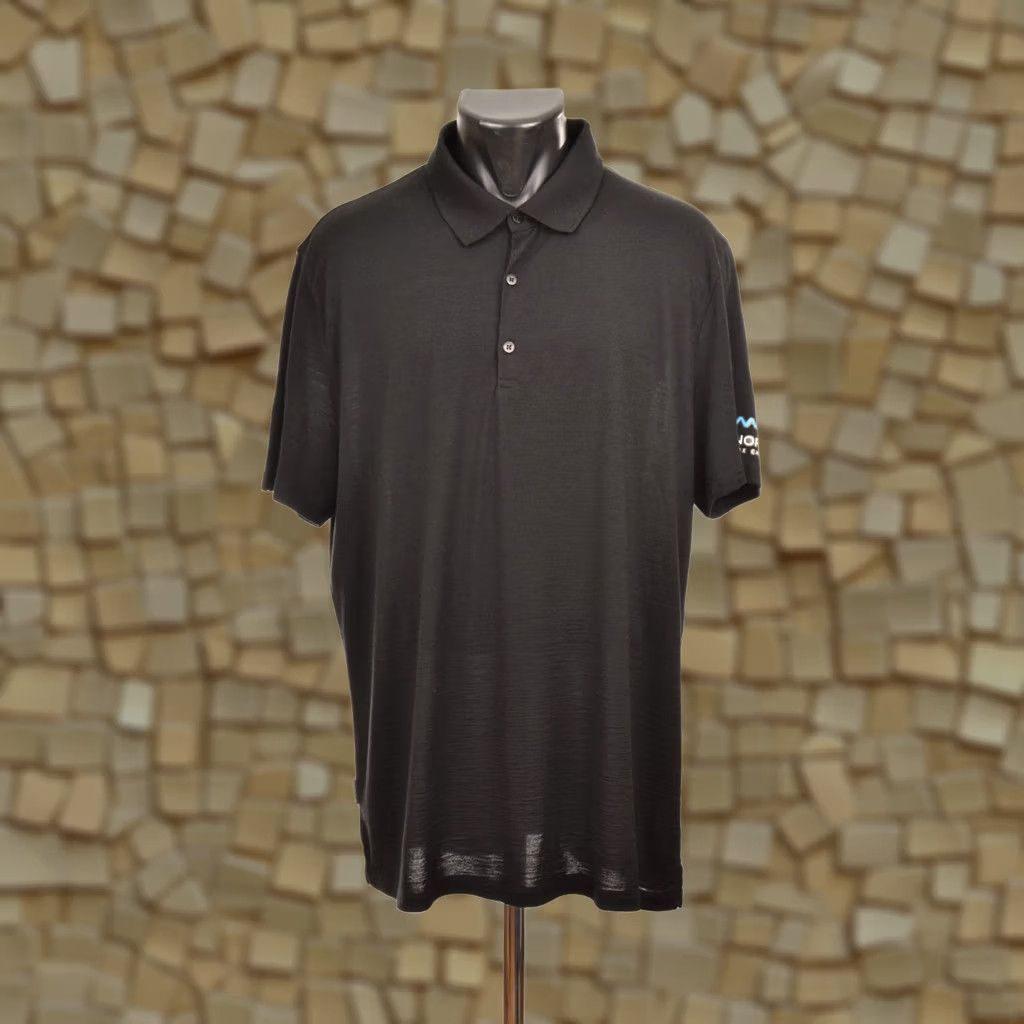 Icebreaker Icebreaker Polo Mens Tech Lite SS Merino Wool XL Black Size US XL / EU 56 / 4 - 1 Thumbnail