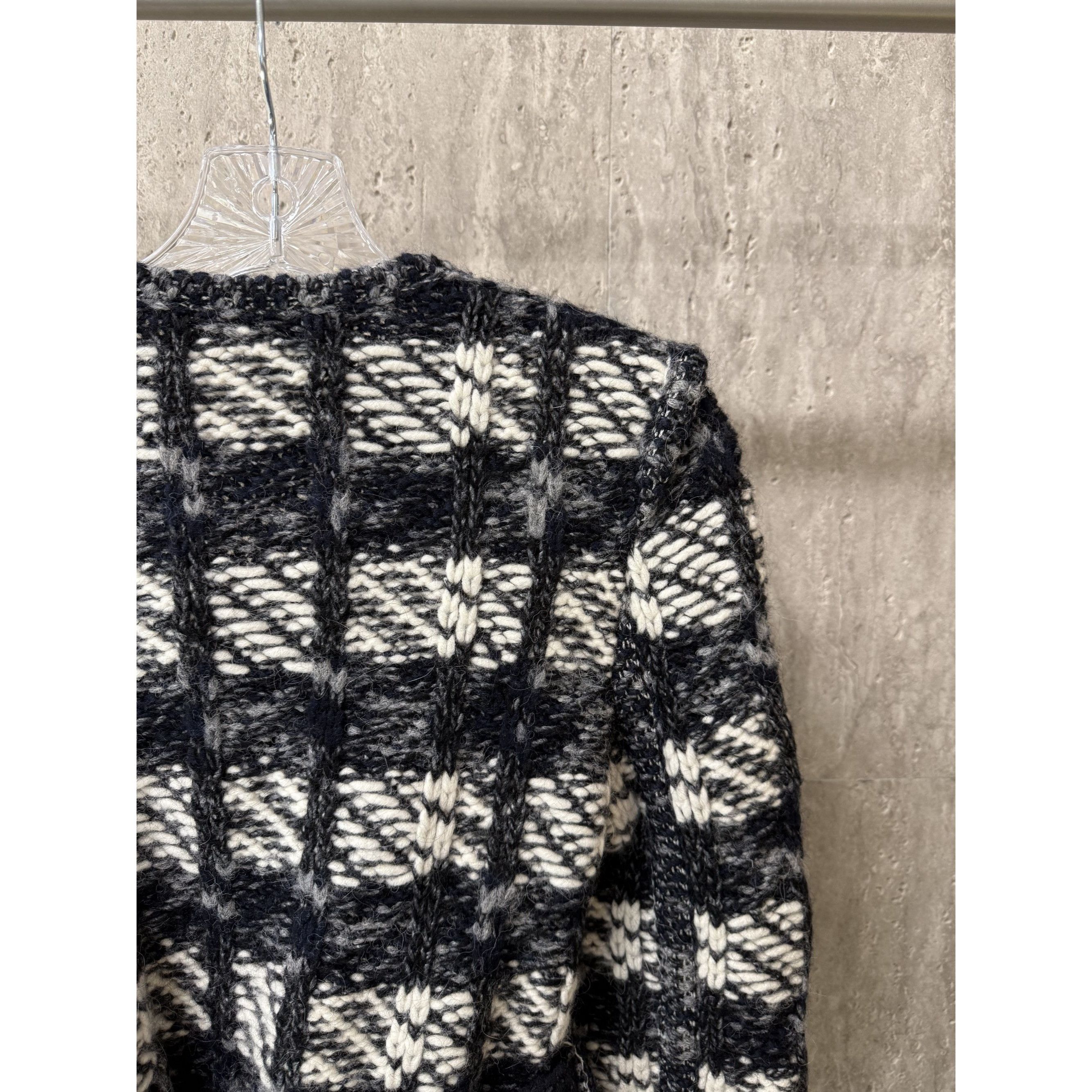 Chanel Chanel Black & White Wool Blend Plaid Jacket With Belt & But Size XS / US 0-2 / IT 36-38 - 14 Thumbnail