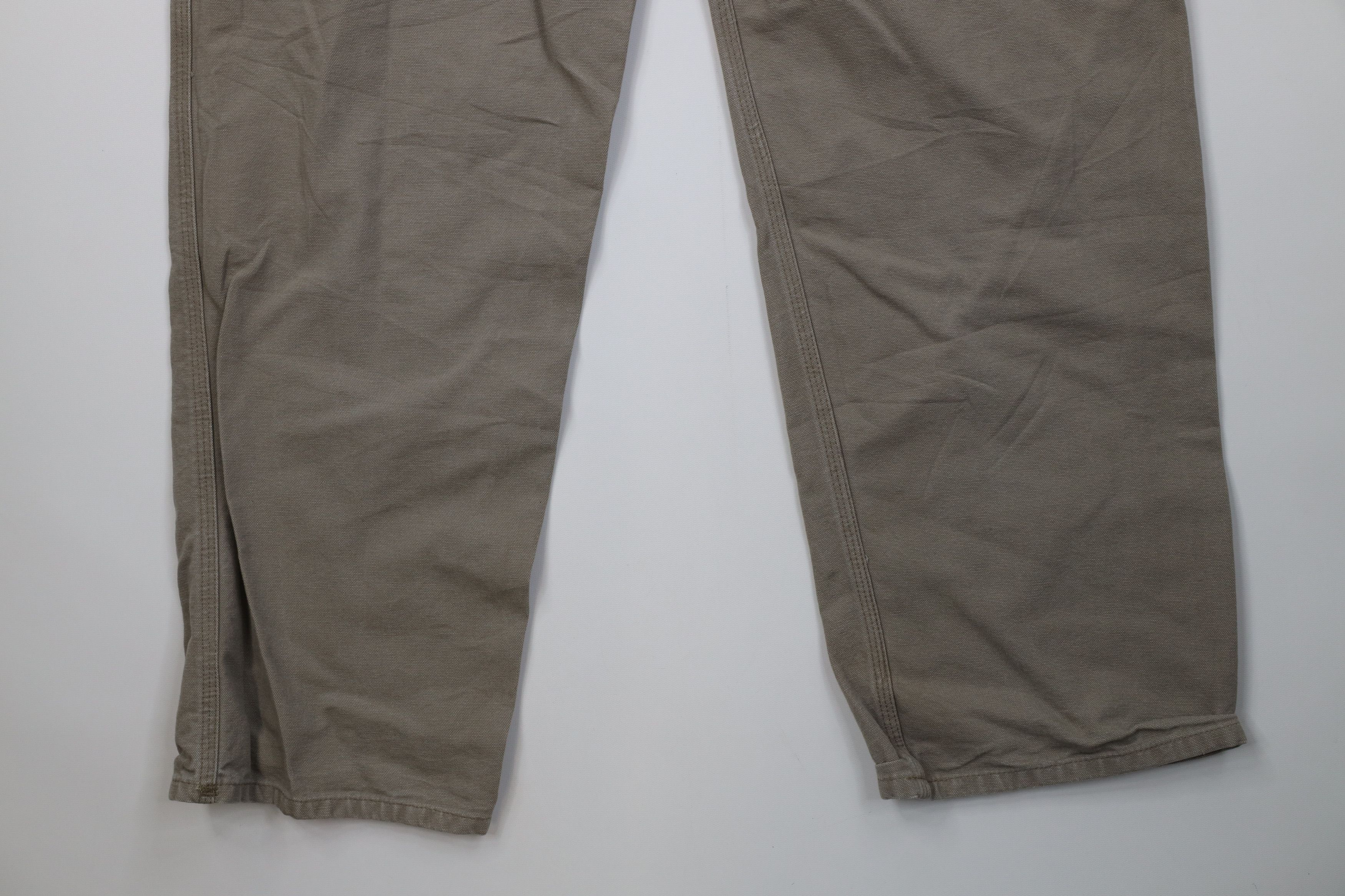 Carhartt Vintage Y2K Carhartt Canvas Wide Leg Dungaree Pants Desert Size US 38 / EU 54 - 12 Thumbnail
