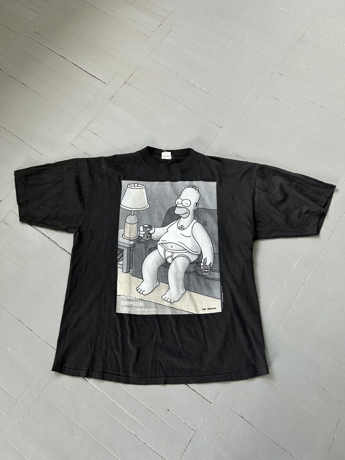 The Simpsons The Simpsons movie vintage T-shirt 90s Homer Simpson Size US XL / EU 56 / 4 - 1 Thumbnail