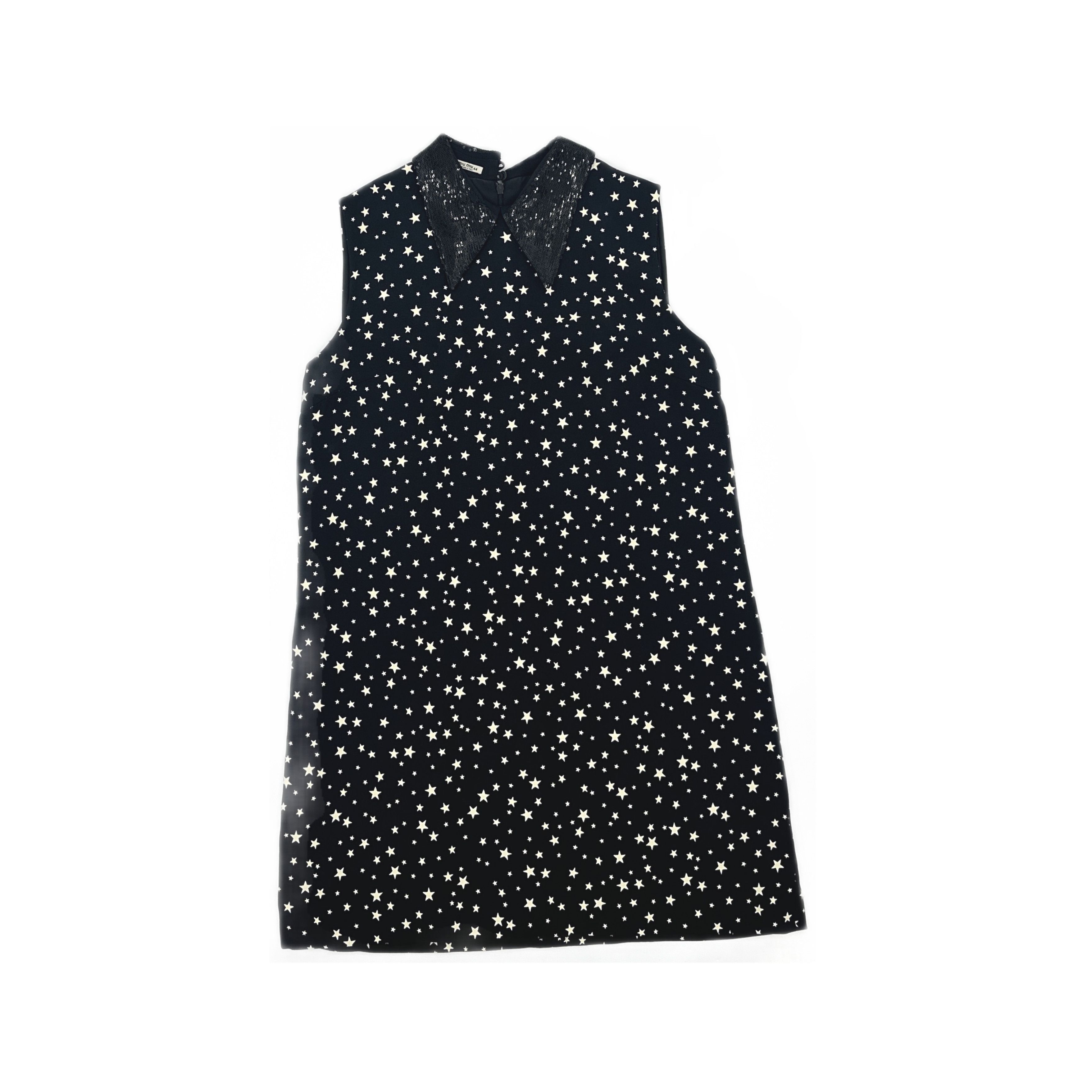 Miu Miu Miu Miu Star Print Sequin Collar Dress Size 44 Size M / US 6-8 / IT 42-44 - 1 Thumbnail