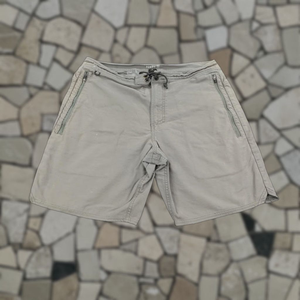 Roark Roark Men's Chino Shorts 33 Gray Travel Hiking Outdoors Stretch Casual summer Size US 33 - 1 Thumbnail