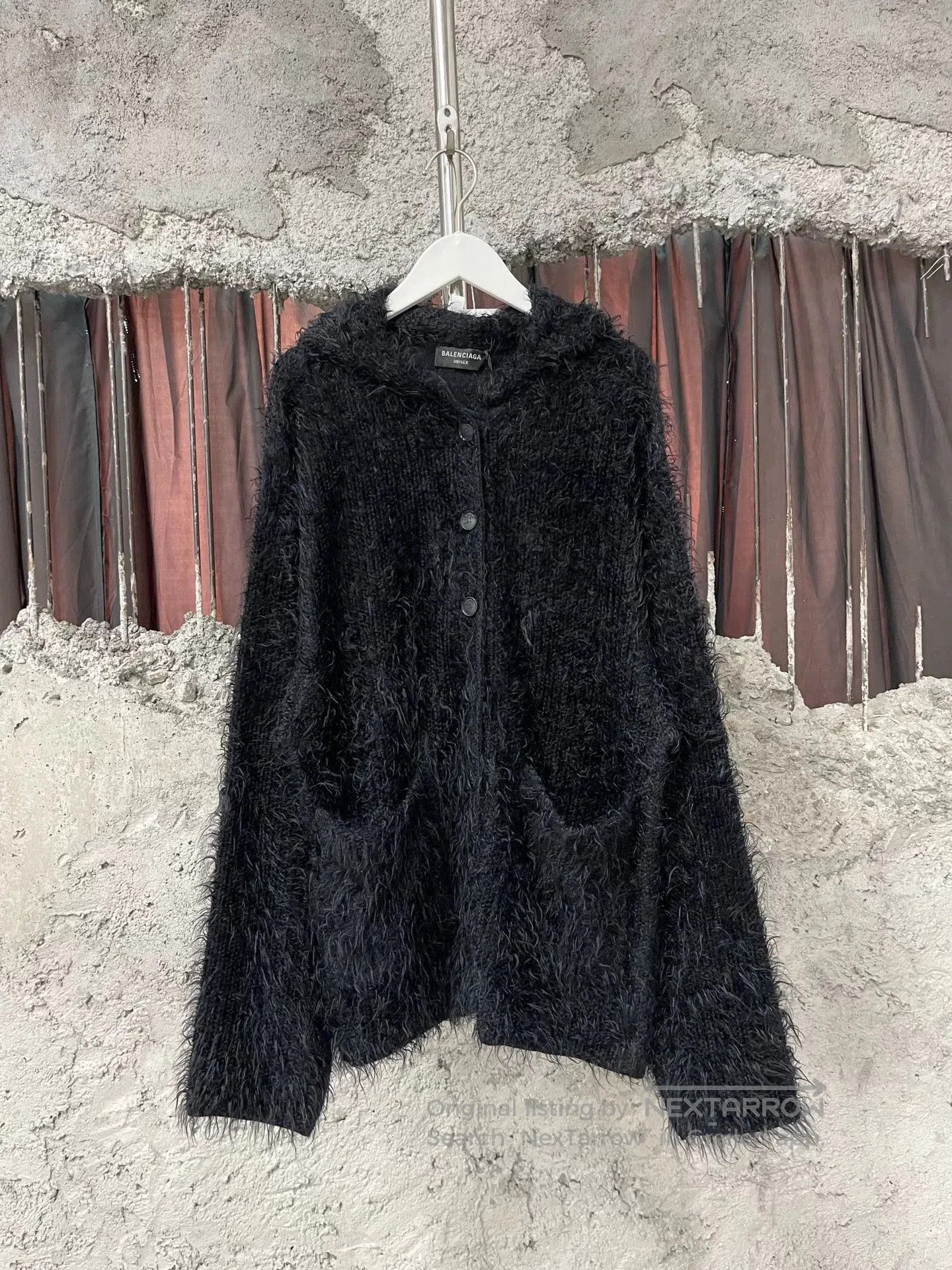 Balenciaga Balenciaga Mohair Jacket Coat. Size US XXS / EU 40 - 1 Thumbnail