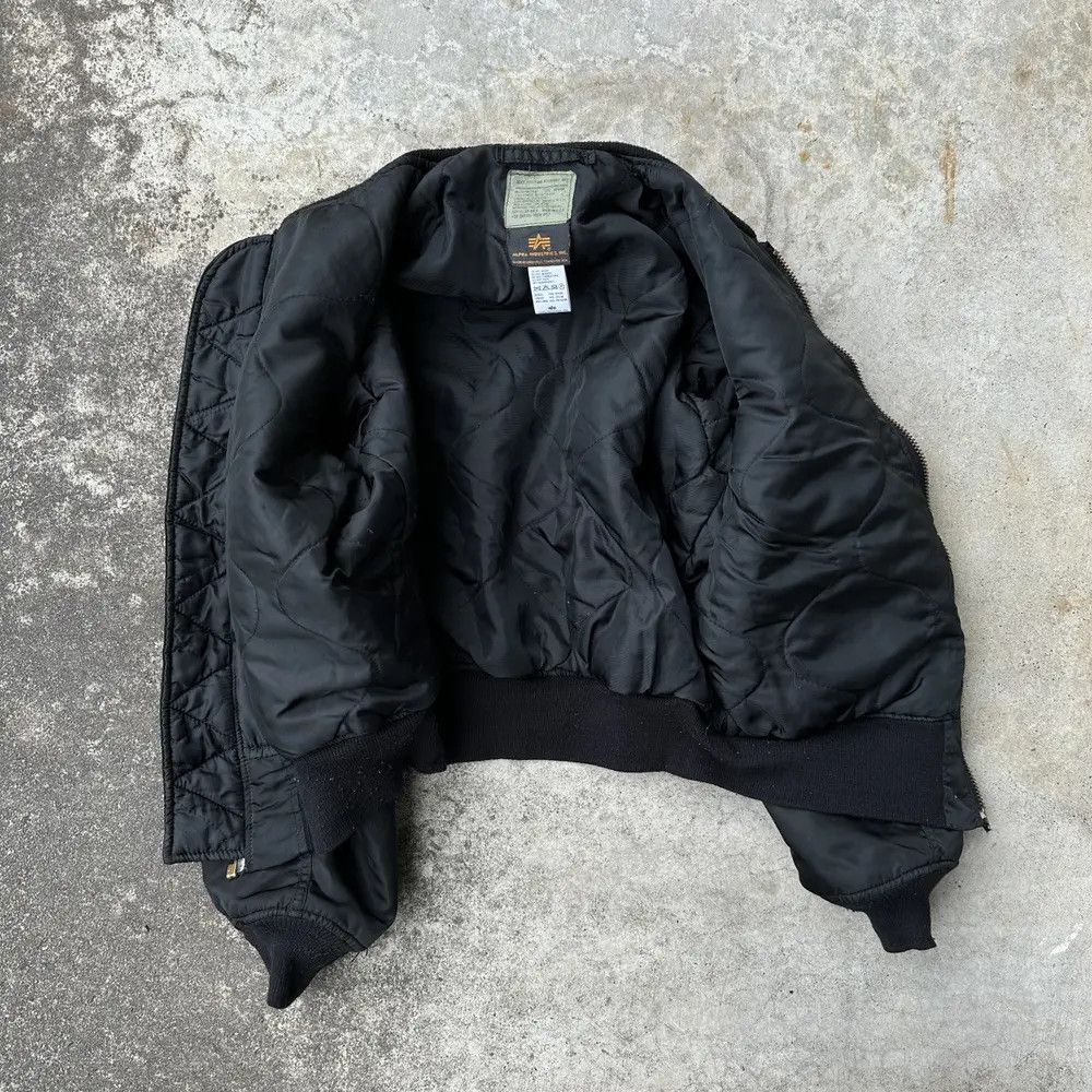 Alpha Industries × Vintage 90s MA-1 Bomber jkt US army navy military usa Size US M / EU 48-50 / 2 - 3 Thumbnail