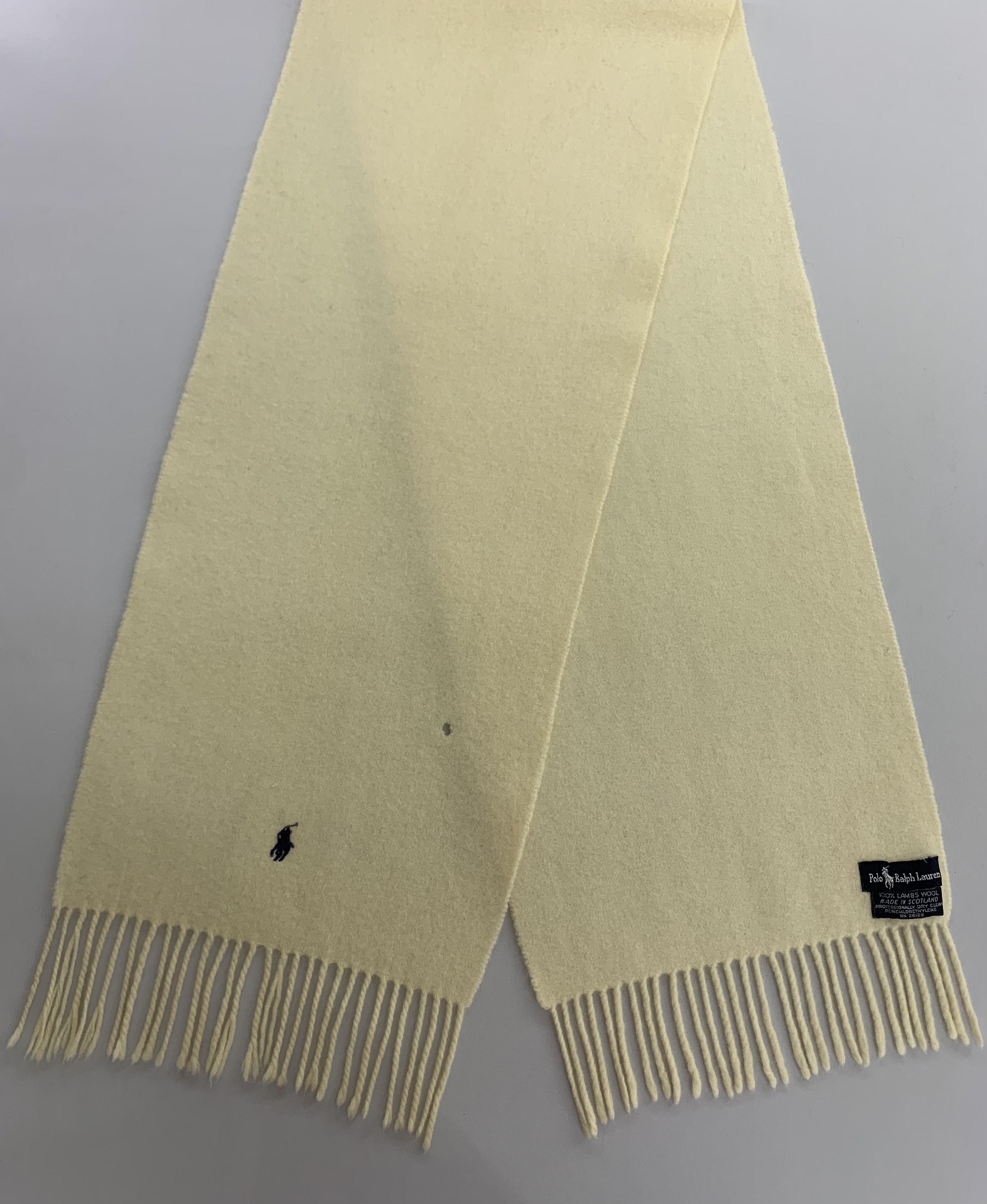 Polo Ralph Lauren Polo Ralph Lauren Scarf Wool Muffler Neck Wrap BL1028 Size ONE SIZE - 4 Thumbnail