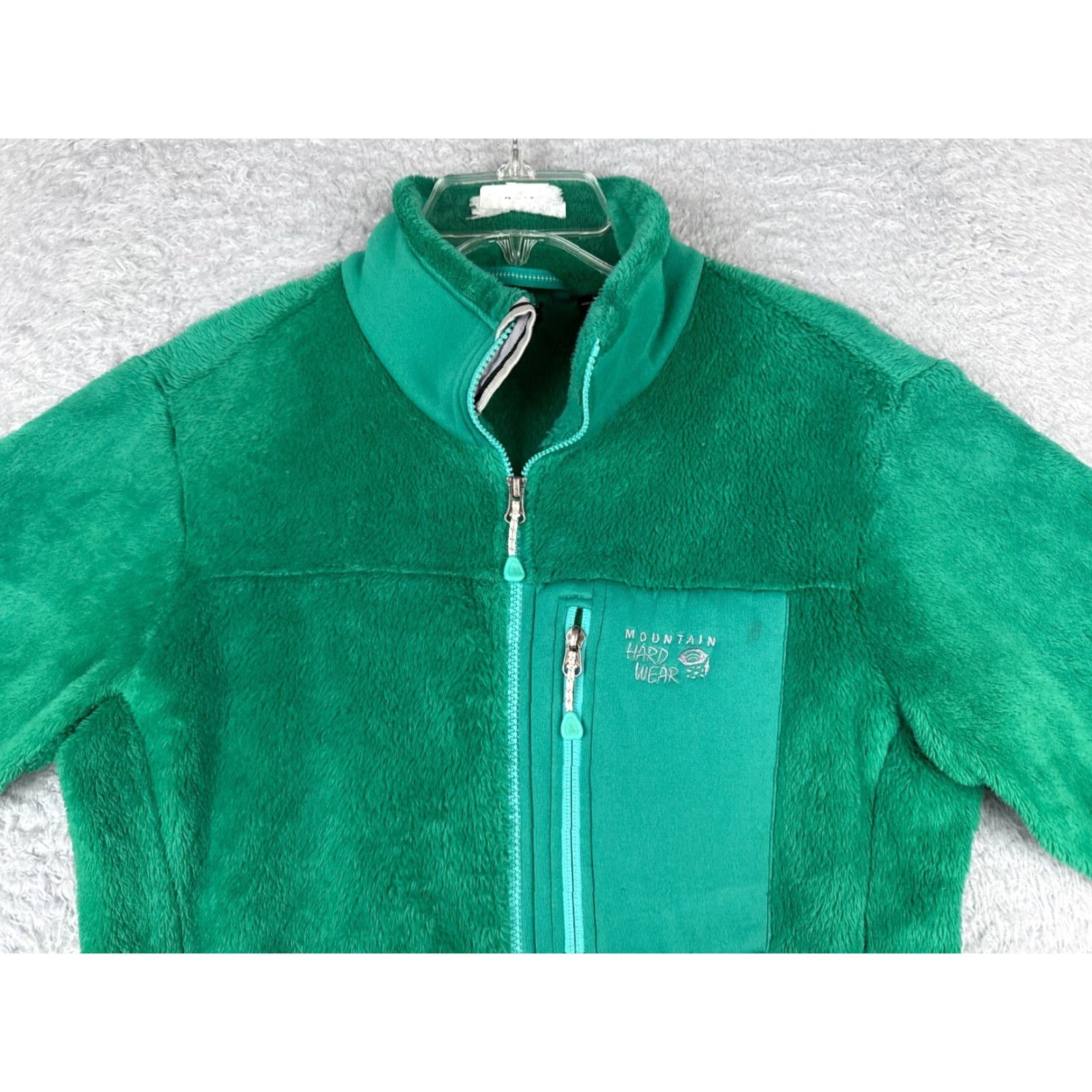 Mountain Hardwear Mountain Hardwear Jacket Womens Medium Green Deep Pile Fleece Polartec READ Size M / US 6-8 / IT 42-44 - 7 Thumbnail