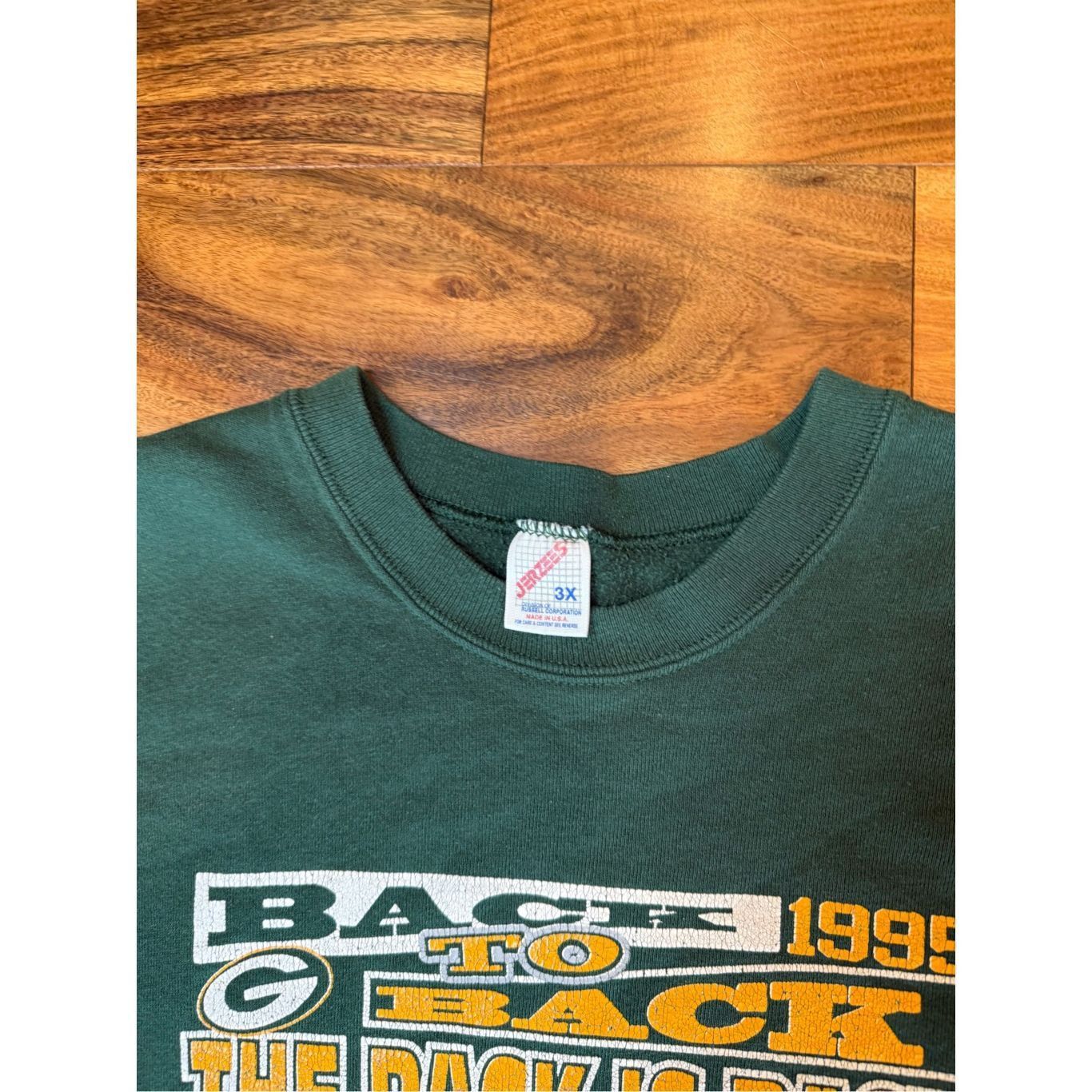 Jerzees Fits Size XXL Green Bay Packers Vintage 1996 Super Bowl CREW Size US XXL / EU 58 / 5 - 3 Thumbnail