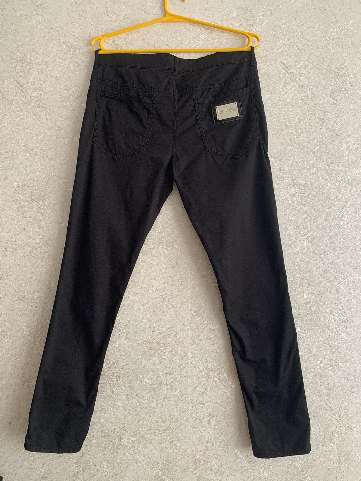 Moschino Love Moschino Black Cotton Men’s Skinny Pants Size 32 Size US 32 / EU 48 - 1 Thumbnail
