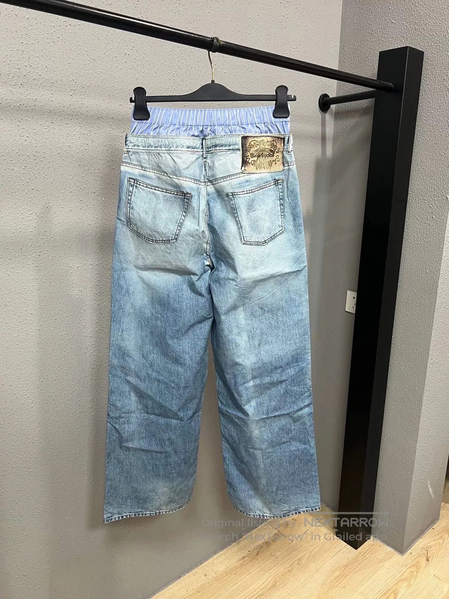 Acne Studios acne studios faux layered denim pants. Size US 34 / EU 50 - 2 Thumbnail