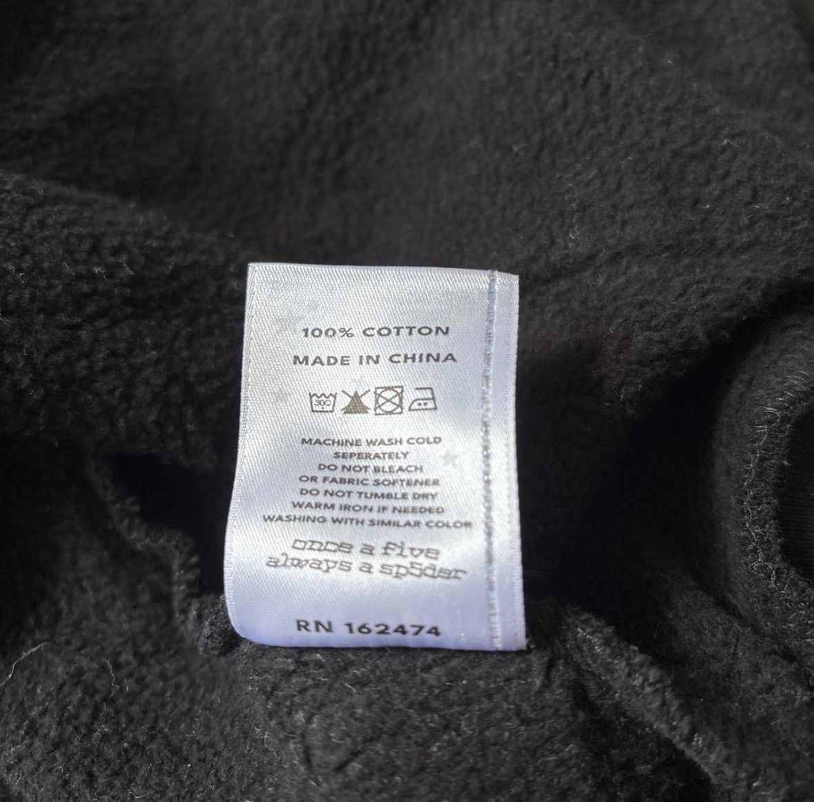 Sp5der Sp5der Og Web V2 Phantom Zip Up Hoodie Size US L / EU 52-54 / 3 - 4 Thumbnail
