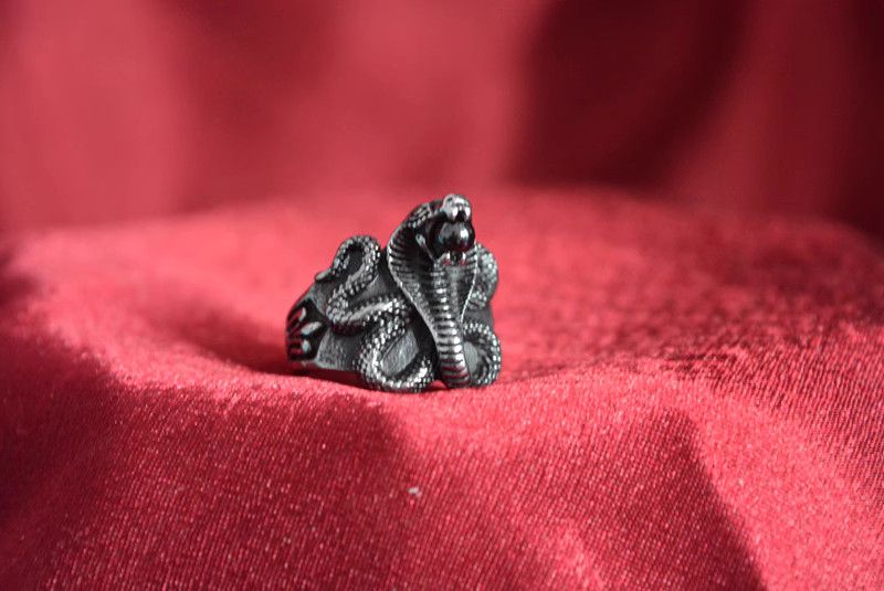 Jewelry Snake Future Jewelry Rings Open Size Chrome Ring (Size 7-13) Size ONE SIZE - 6 Thumbnail