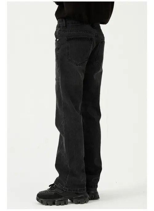 Anime × Japanese Brand × Jean Japanese retro trend straight flared jeans for men Size US 32 / EU 48 - 4 Thumbnail
