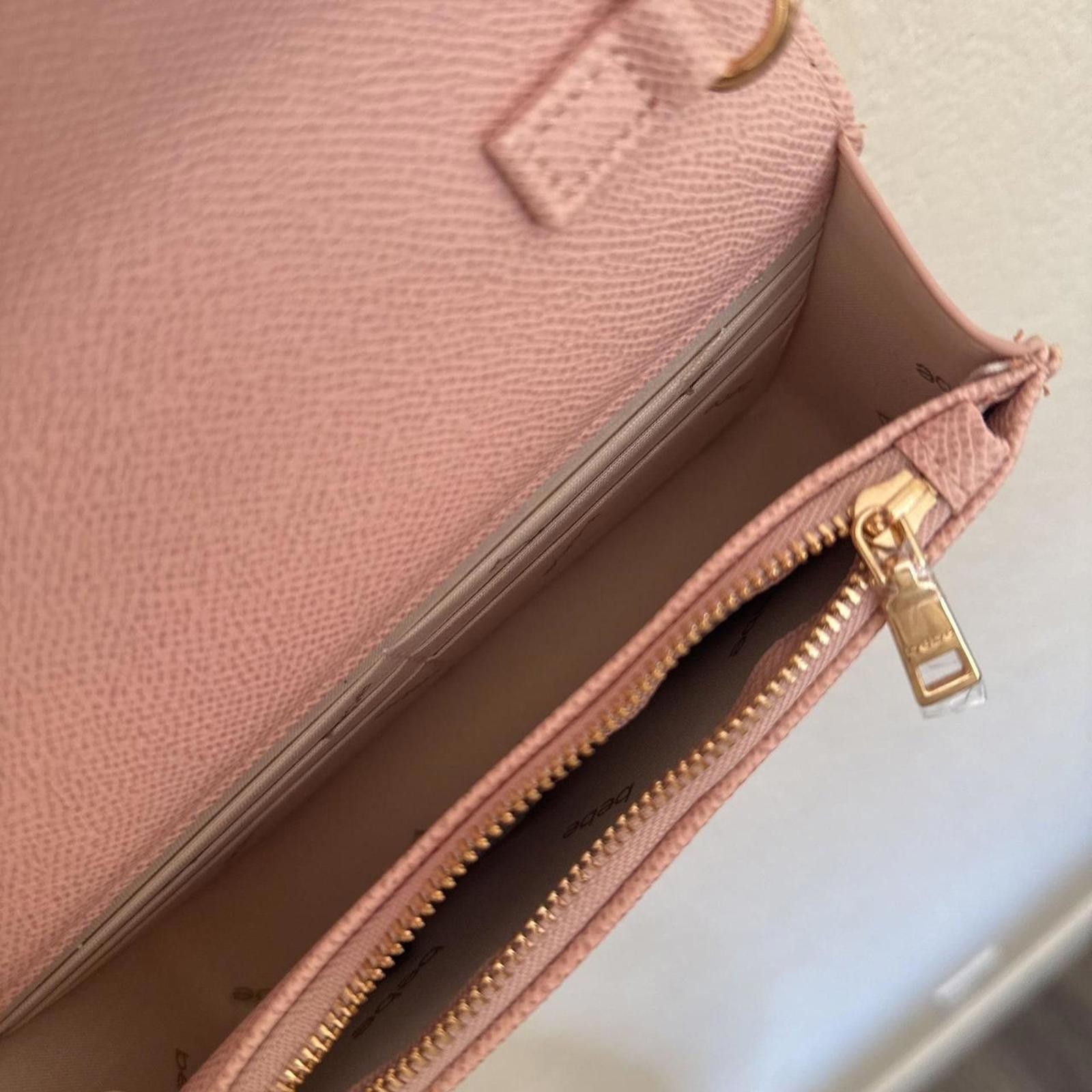 United Colors Of Benetton Bebe Lila Flap Crossbody Bag Blush Size ONE SIZE - 4 Thumbnail