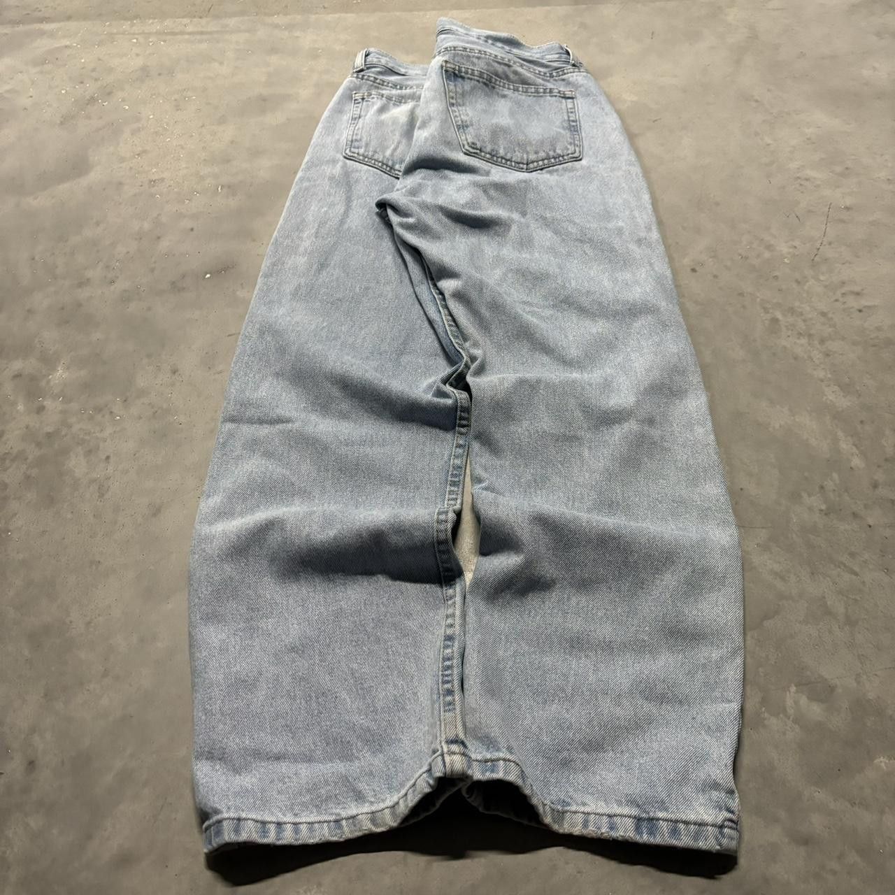 Japanese Brand × Vintage Crazy Vintage Y2K/2000s Light Wash Essential Denim Jeans! Size US 34 / EU 50 - 4 Thumbnail