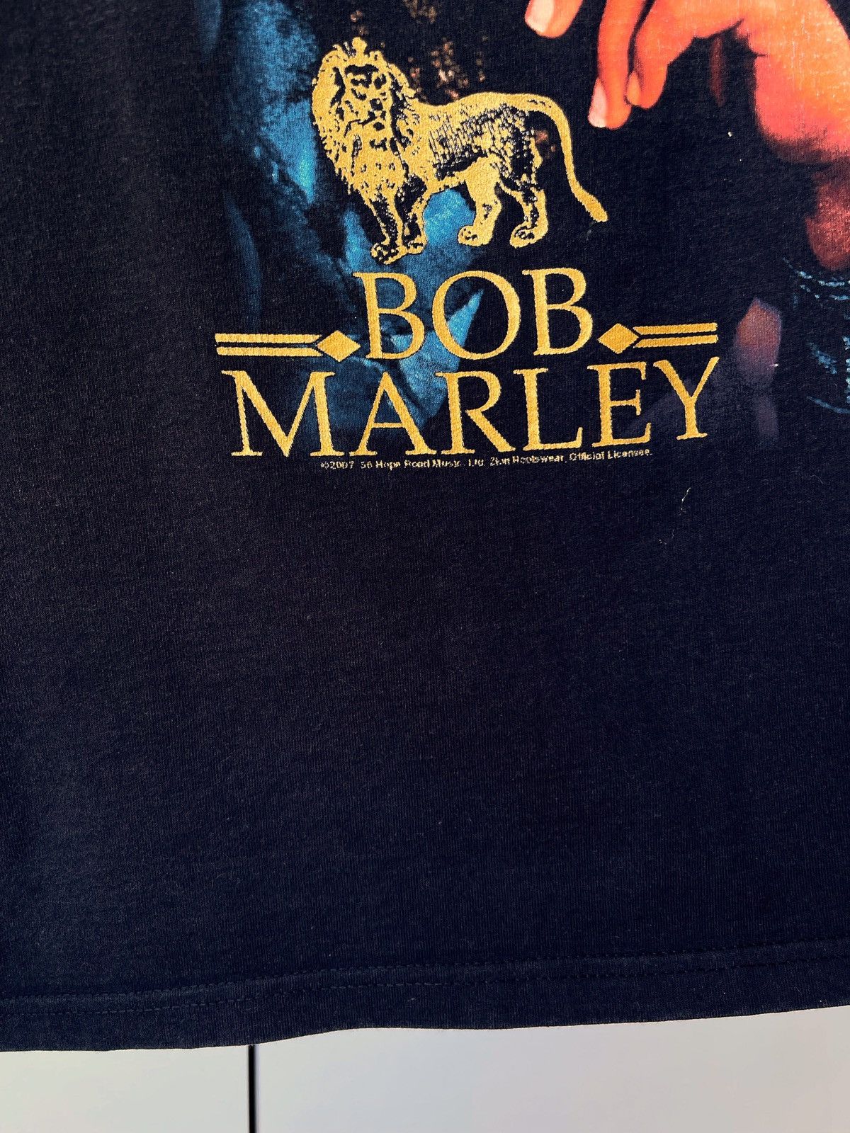 Band Tees × Bob Marley × Vintage Vintage 2007’s Bob Marley Zion Tee Size US M / EU 48-50 / 2 - 3 Thumbnail