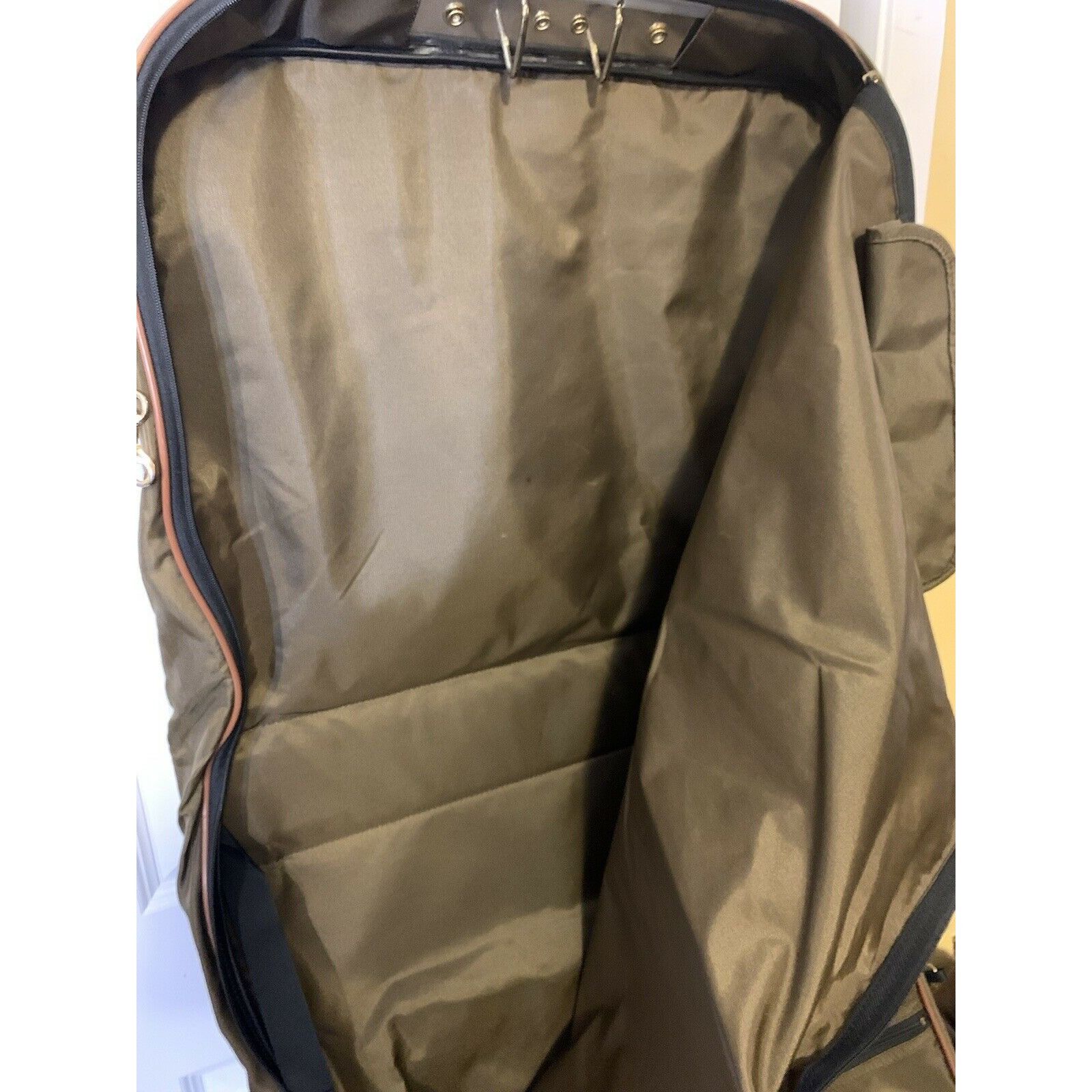 Other Vintage Lark Travel Luggage Hanging Garment Bag Olive Brown Size ONE SIZE - 10 Thumbnail