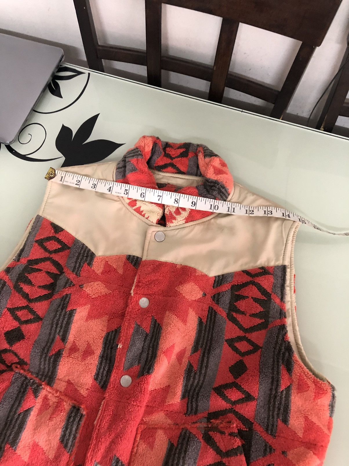 Japanese Brand Coogi Style Dean Native Teddy Cloth Vest Jacket Size US M / EU 48-50 / 2 - 18 Thumbnail