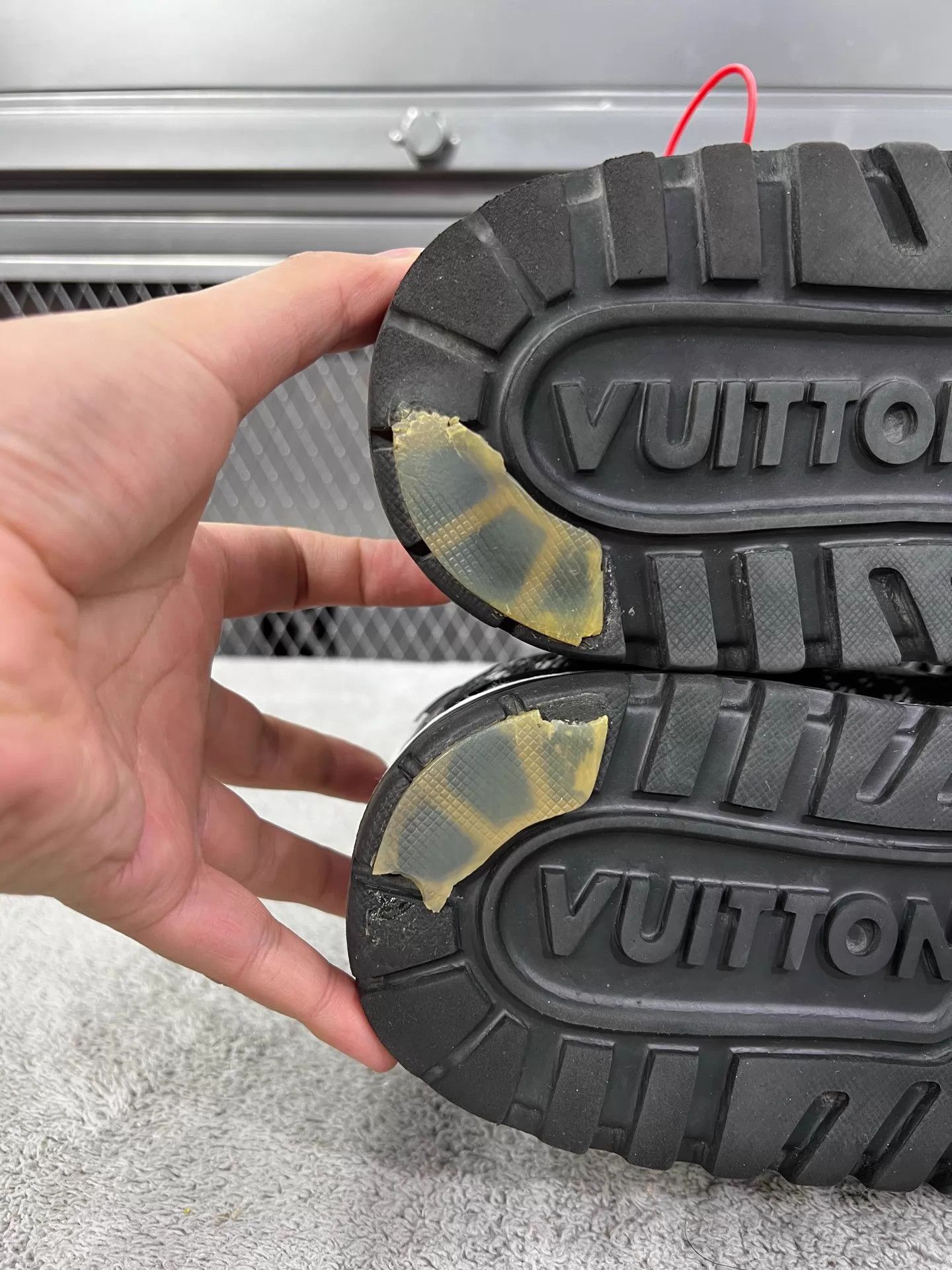 Louis Vuitton LOUIS VUITTON Trainer Maxi black white denim 41.5 Size US 8.5 / EU 41-42 - 6 Thumbnail