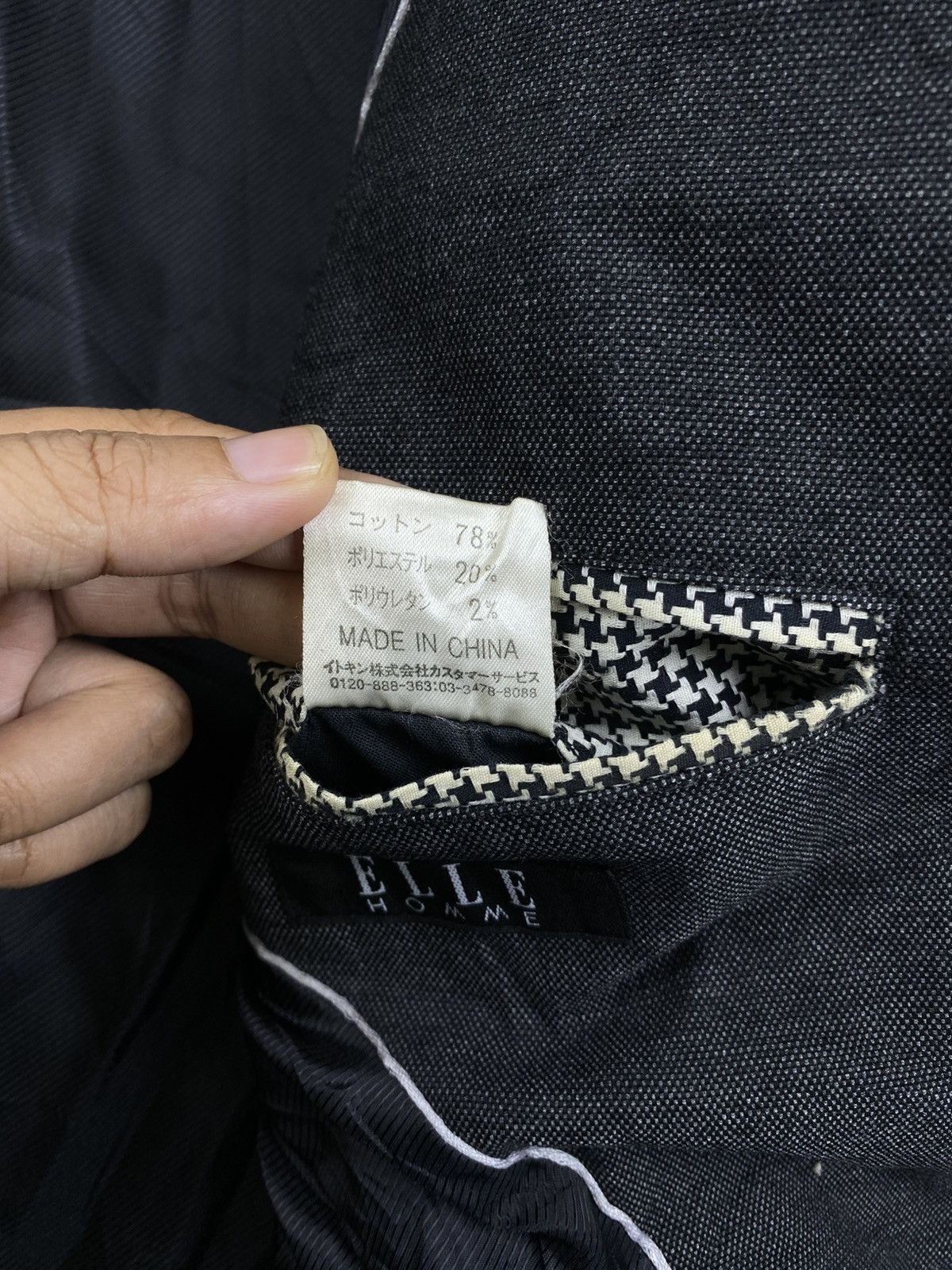 Japanese Brand Vintage Elle Homme Fullbutton Designed Blazer Coat Jacket Size US M / EU 48-50 / 2 - 11 Thumbnail
