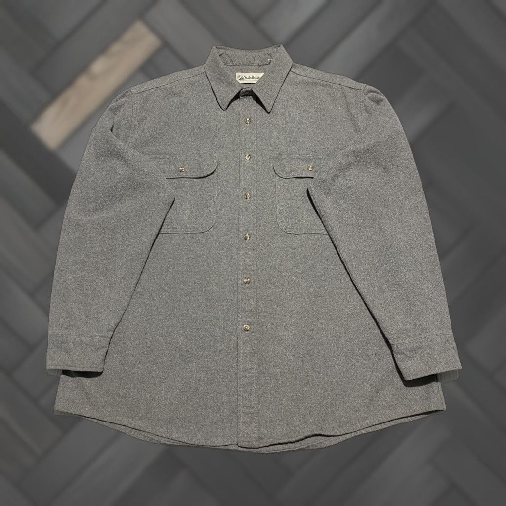 Vintage Gander Mountain Shirt Mens 2XL Gray Flannel Button-Up Outdoor Workwear USA Size US XXL / EU 58 / 5 - 1 Thumbnail