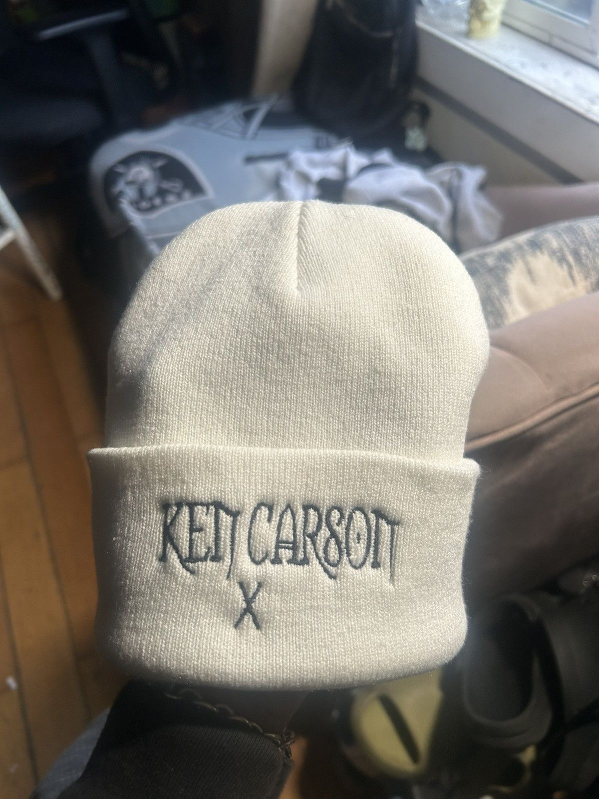 Ken Carson Ken carson x man tour vip beanie Size ONE SIZE - 8 Thumbnail