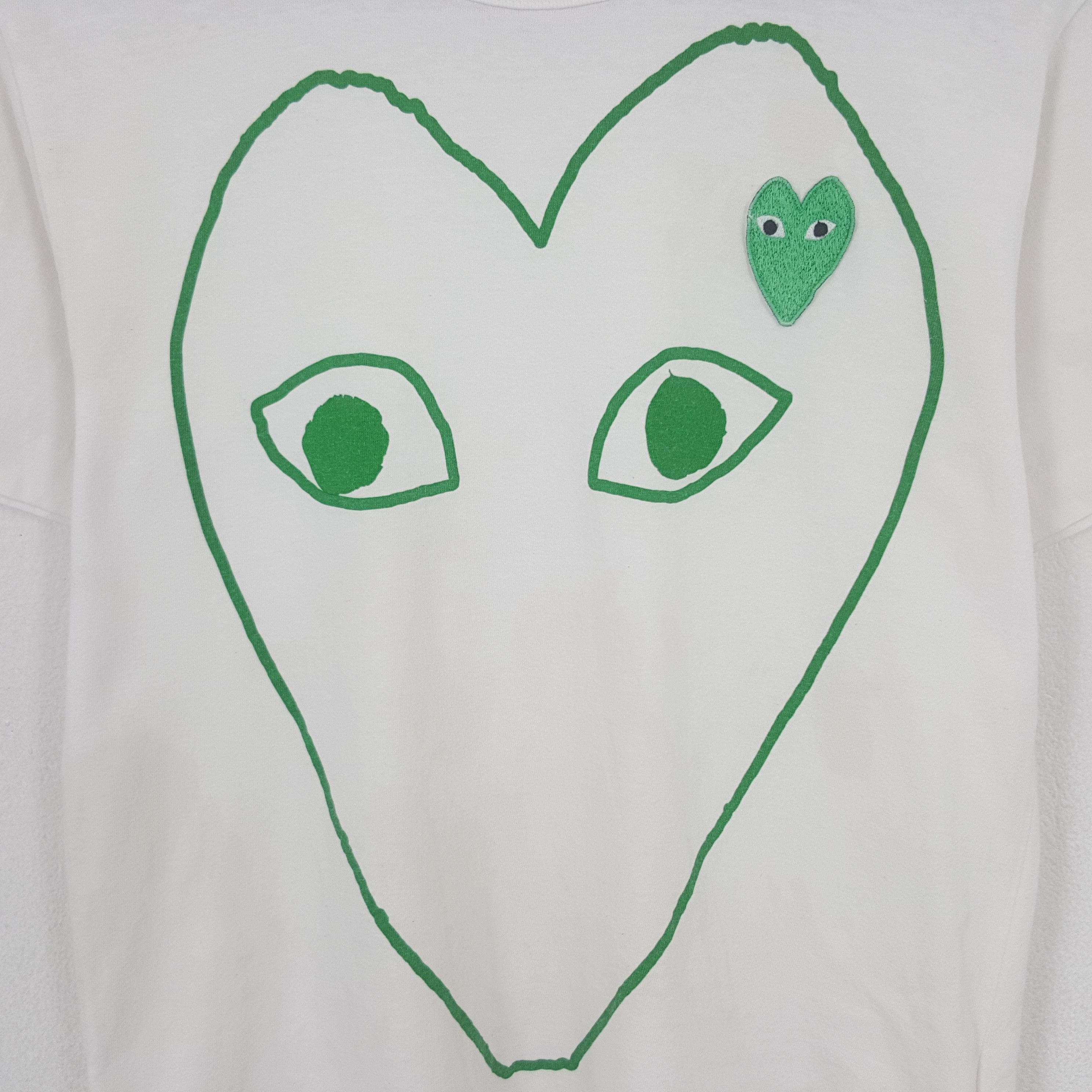 Comme des Garcons PLAY Vintage Comme des Garcons PLAY Big Logo Tshirt Size US S / EU 44-46 / 1 - 2 Thumbnail