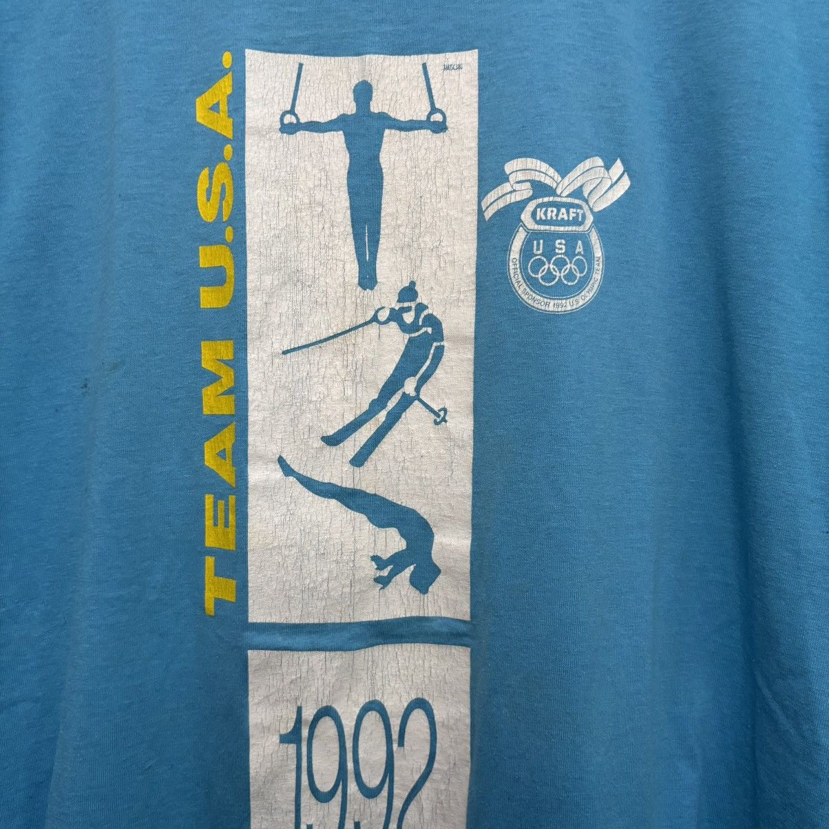 USA Olympics Vintage 1992 Kraft USA Olympic Shirt Size US L / EU 52-54 / 3 - 2 Thumbnail