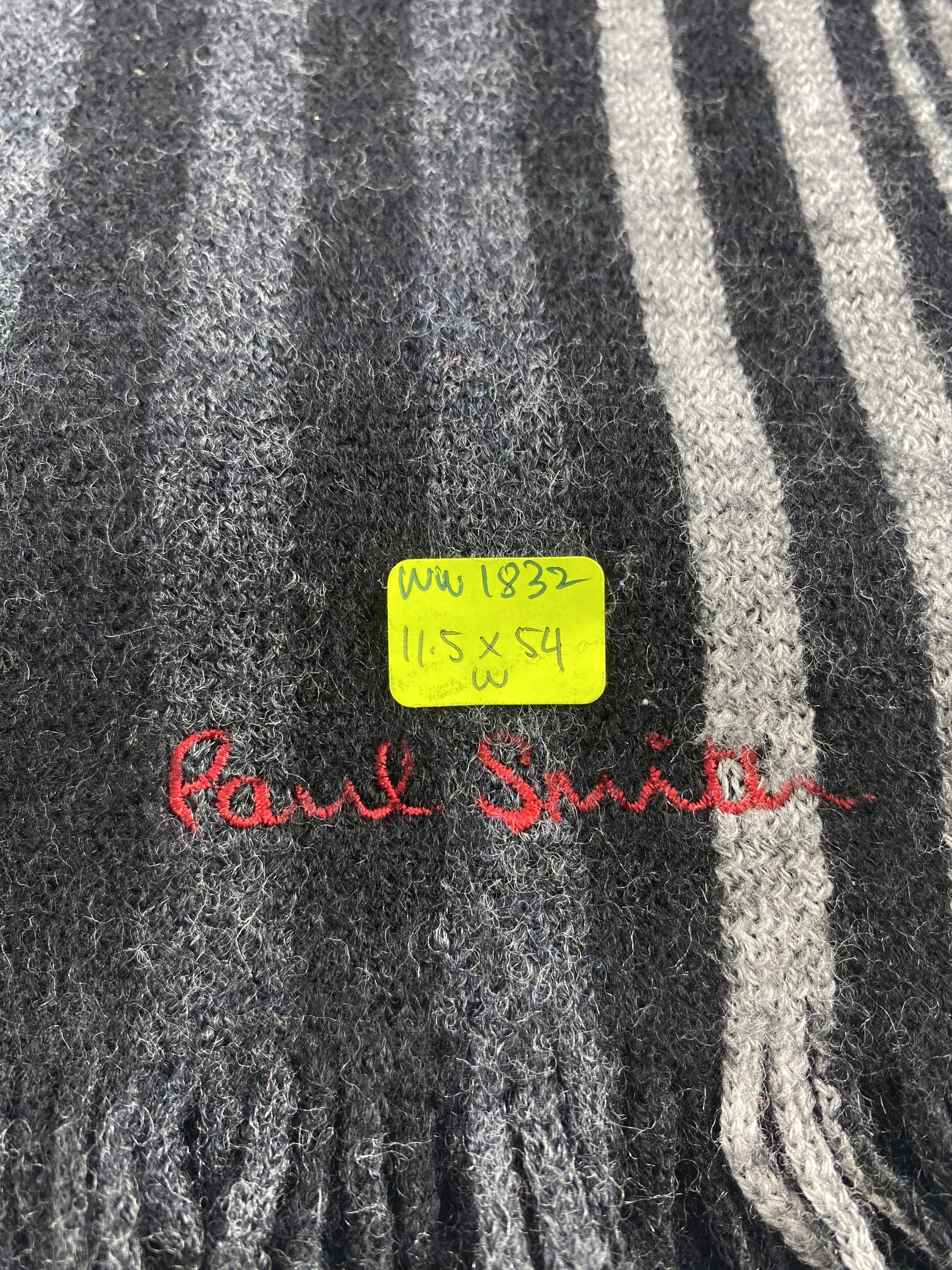 Paul Smith × Vintage Paul Smith Scarf / Muffler / Neckwear - WW1832 Size ONE SIZE - 6 Thumbnail
