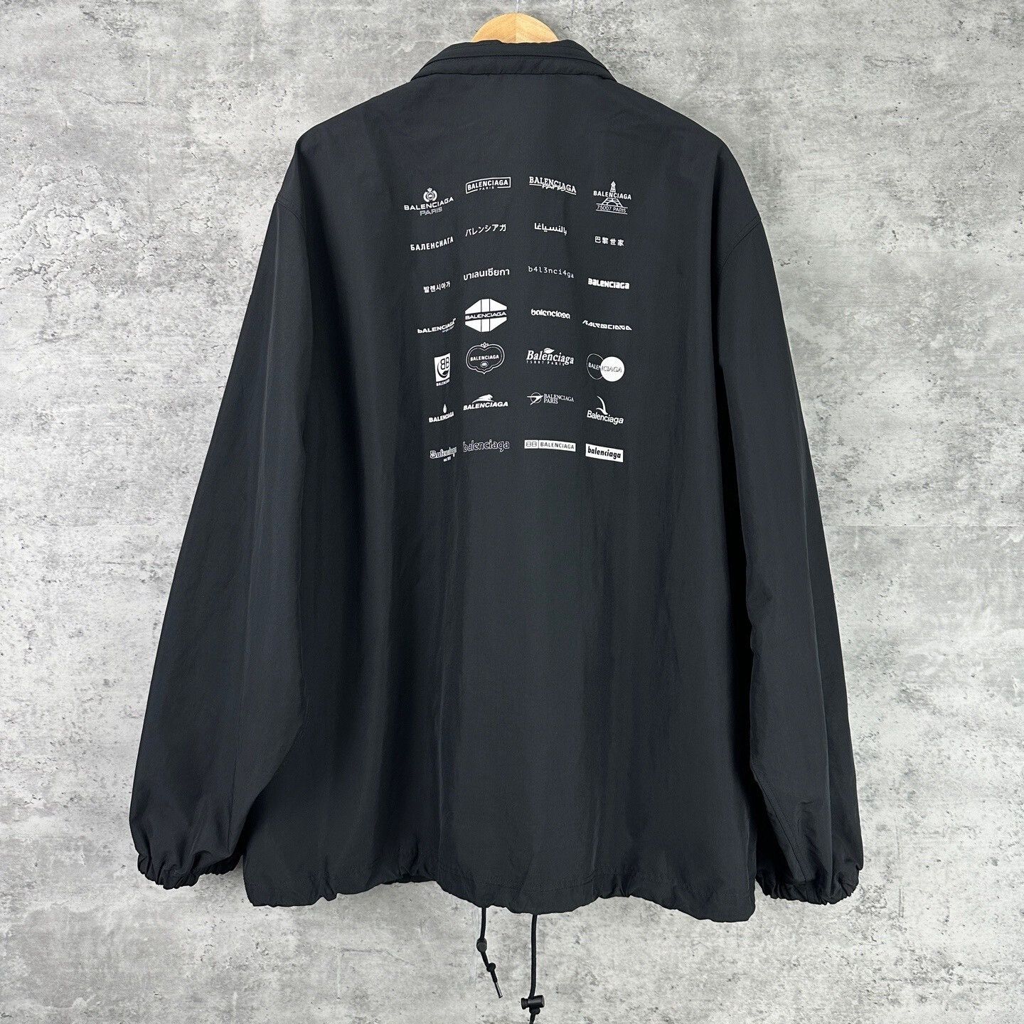 Balenciaga Balenciaga Logo Print Hooded Jacket Size US S / EU 44-46 / 1 - 2 Thumbnail