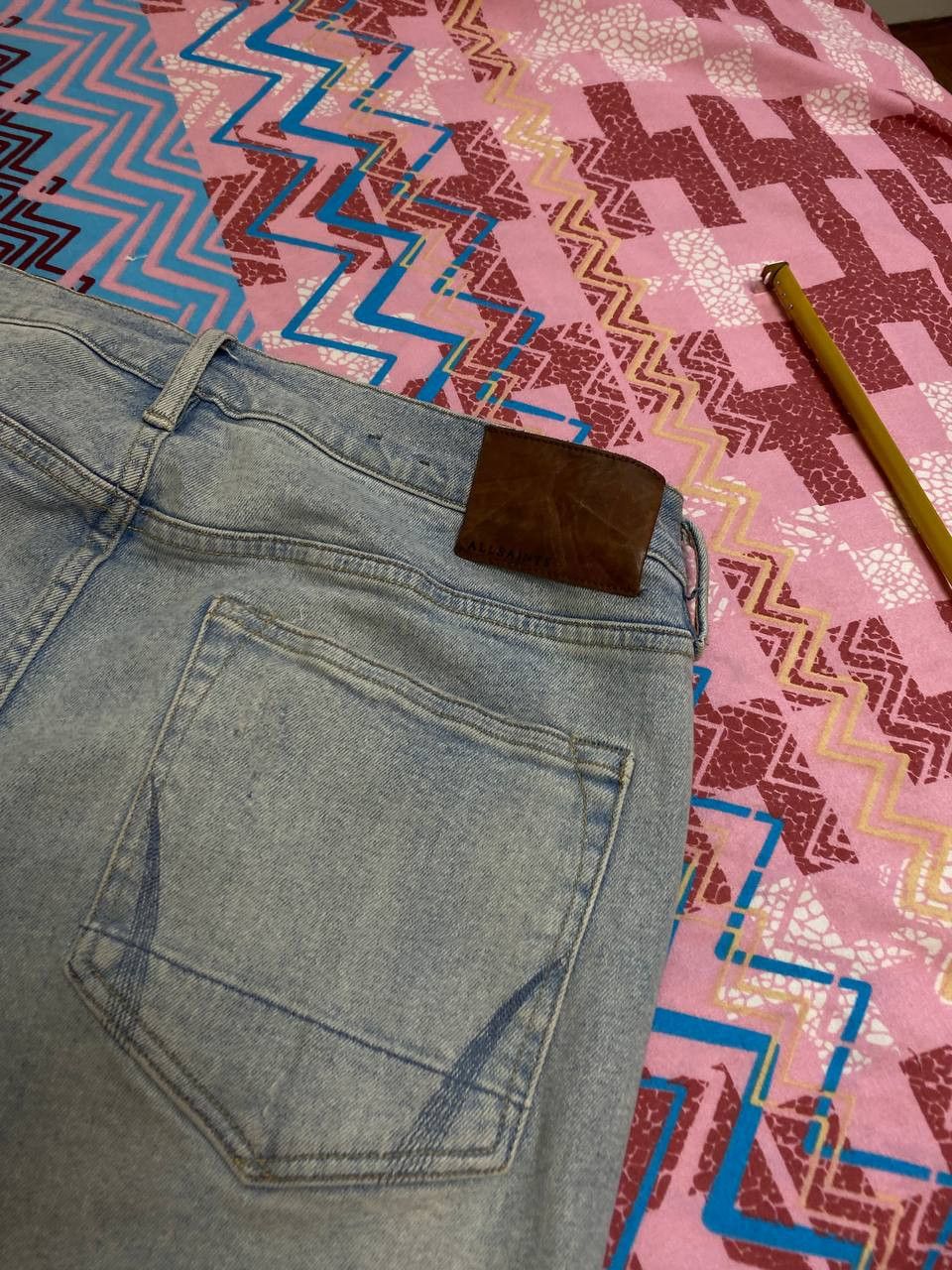 Allsaints × Japanese Brand Allsaints Jeans Distressed Japanese Style Pants Mens Size US 34 / EU 50 - 15 Thumbnail