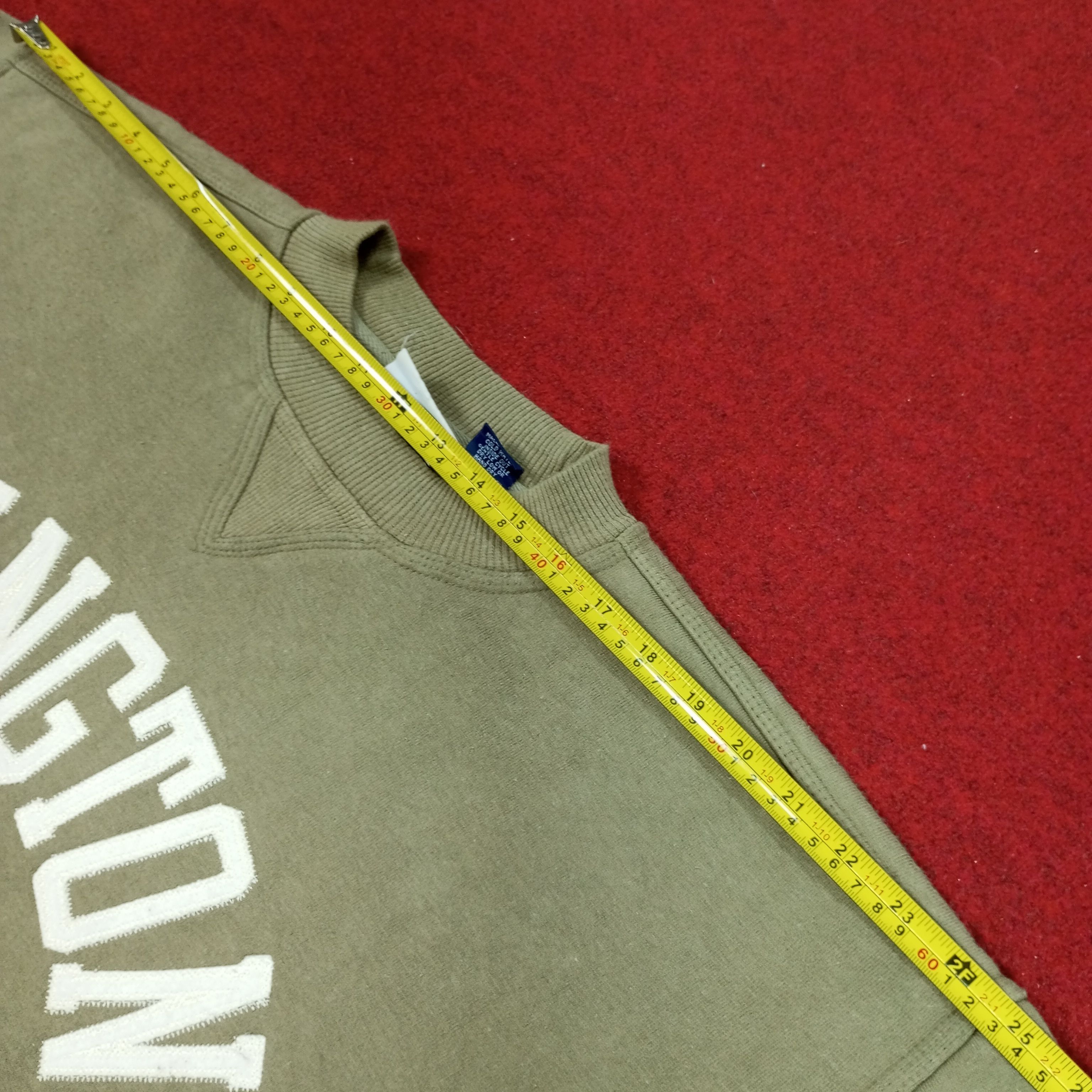 Vintage Washington St Spellout Design Streetwear Style Sweatshirt Size US L / EU 52-54 / 3 - 12 Thumbnail