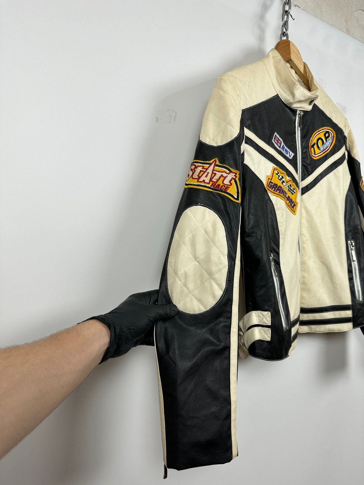 Vintage Vintage Wonder Team Grand Prix Y2K Racing Leather Jacket Size L / US 10 / IT 46 - 11 Thumbnail
