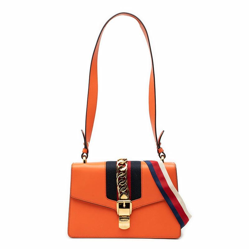 Gucci Gucci Sylvie Shearling Leather Shoulder Bag Leather Shoulder Bag 421882 DUTY FREE for USA