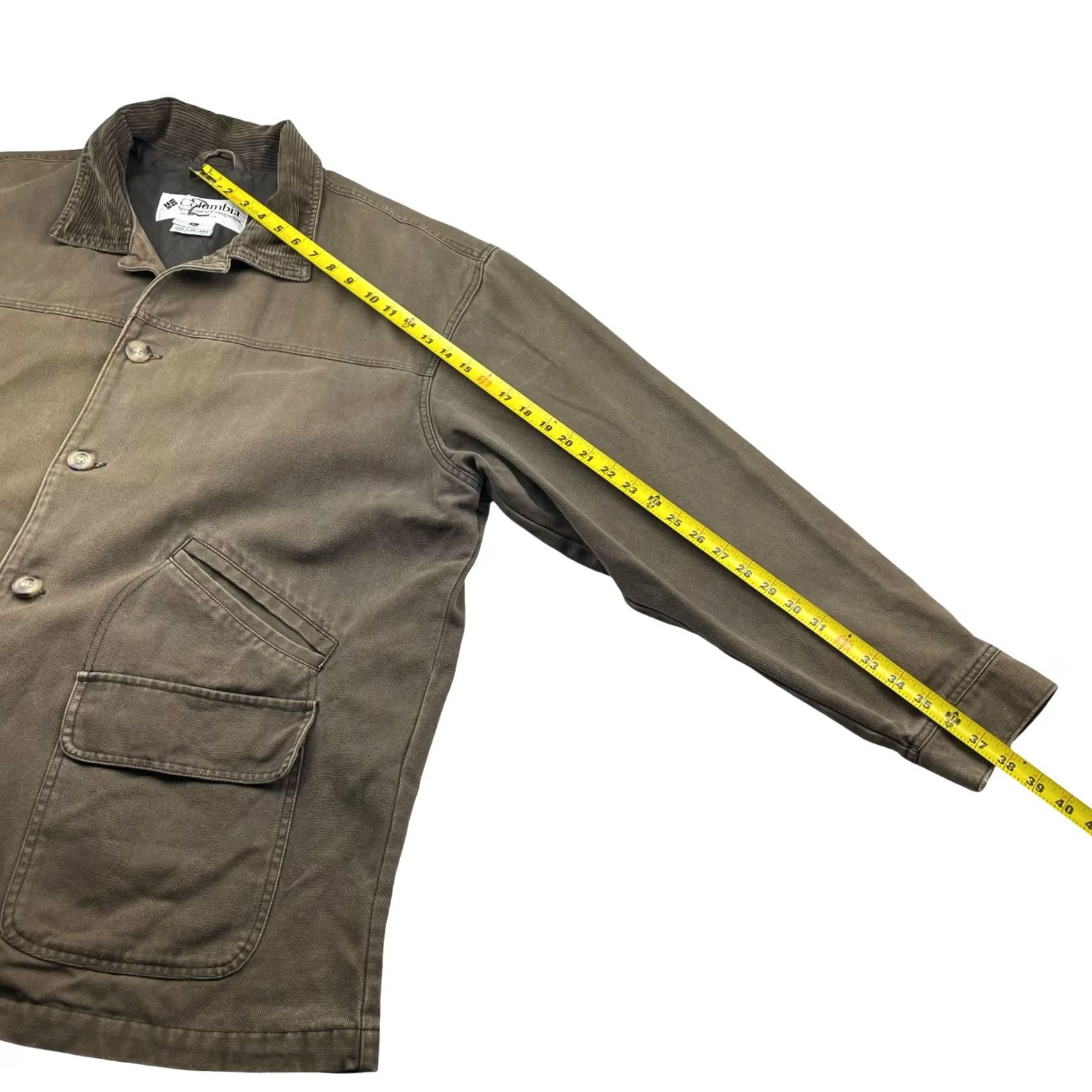 Vintage VINTAGE Columbia Men’s Jacket Chore Barn Coat 100% Cotton Canvas XL Brown Button Overcoat Winter Fall Spring Mens Size US XL / EU 56 / 4 - 6 Thumbnail